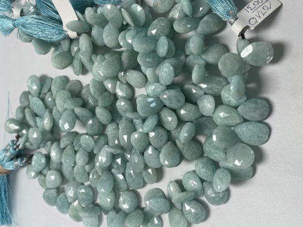 Amazonite Pear Faceted