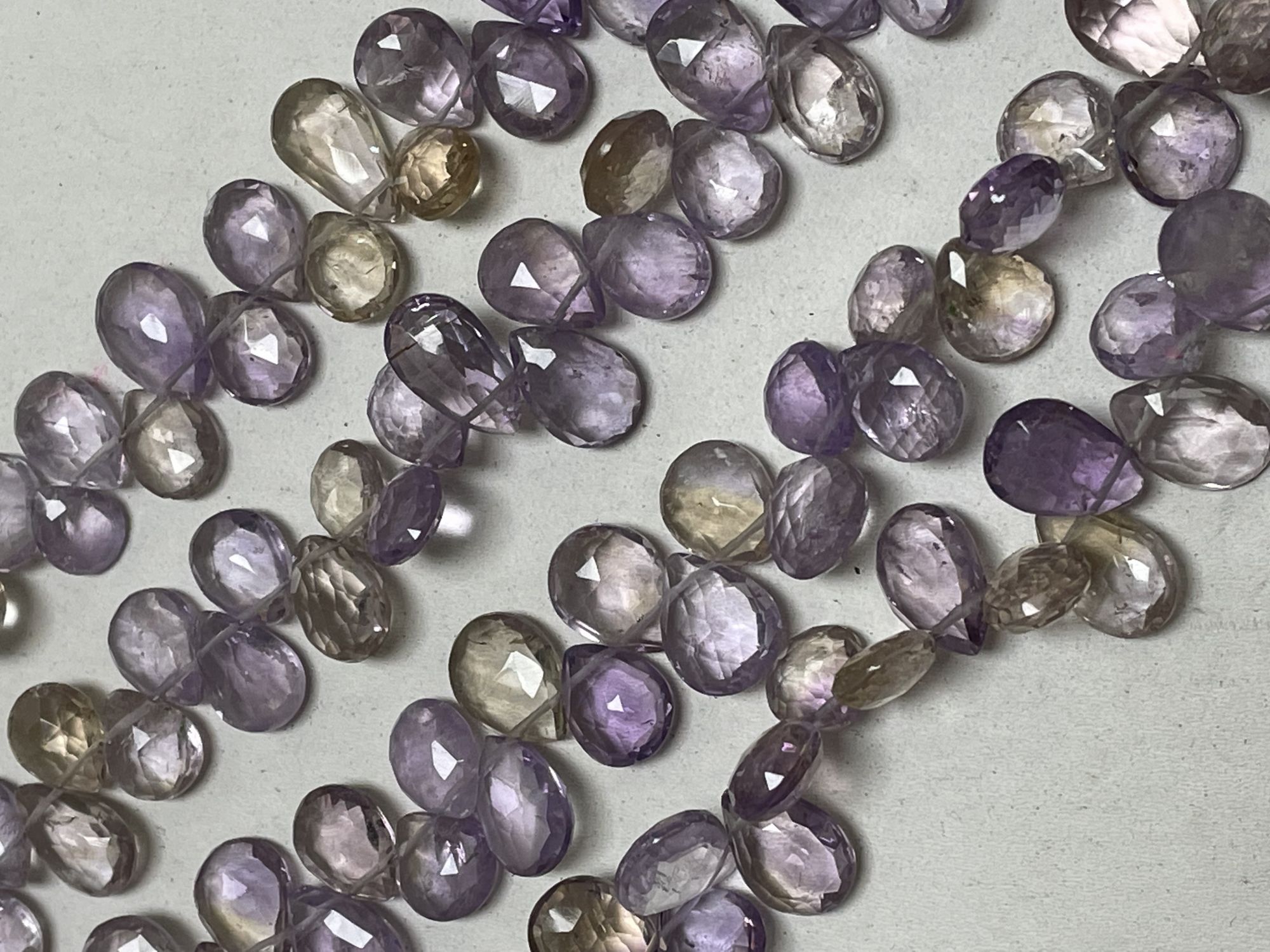 Ametrine Pear Faceted