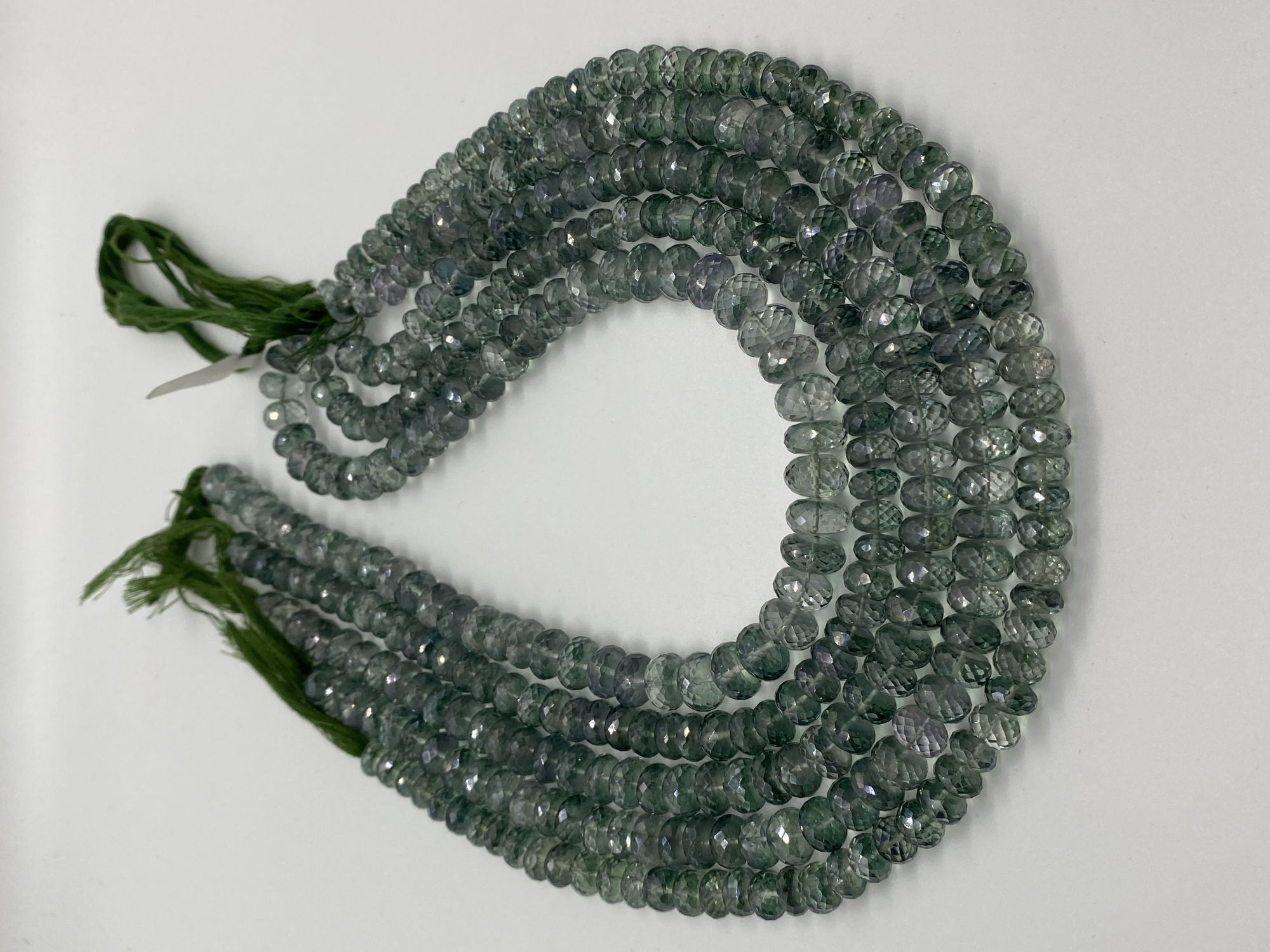 Green Mystic Quartz Rondelle