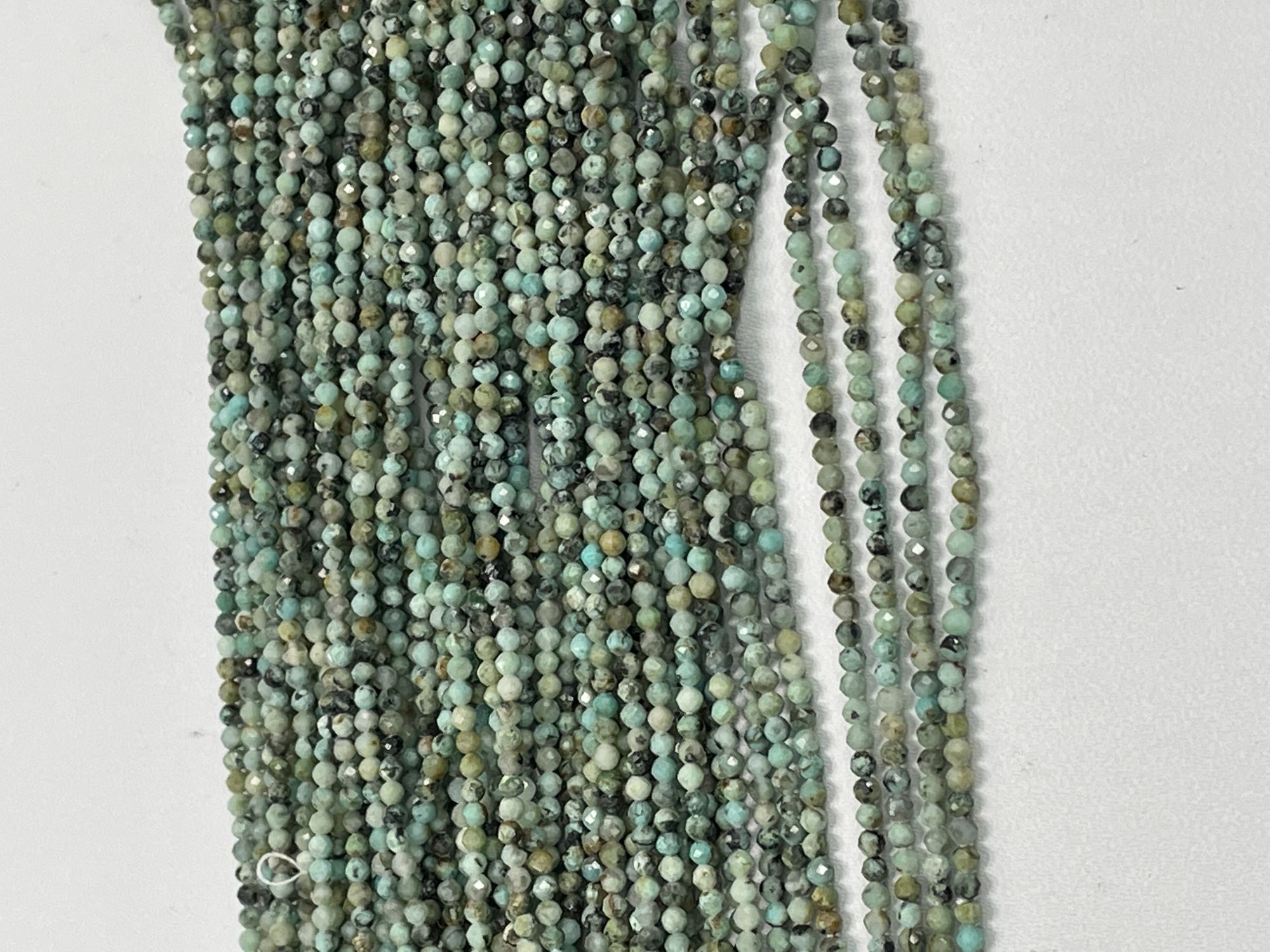 Turquoise Rondelle Faceted