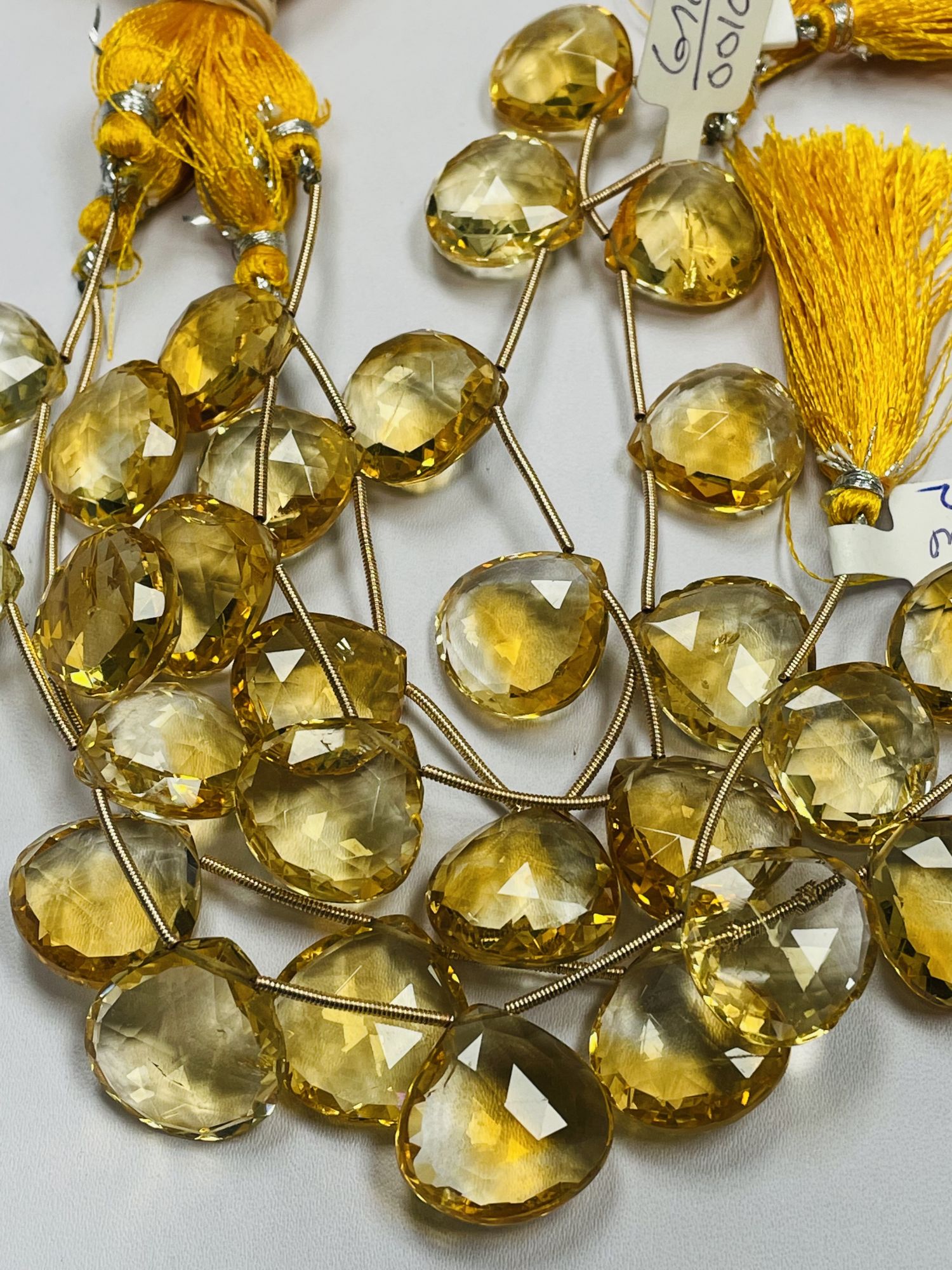 Citrine Heart Faceted