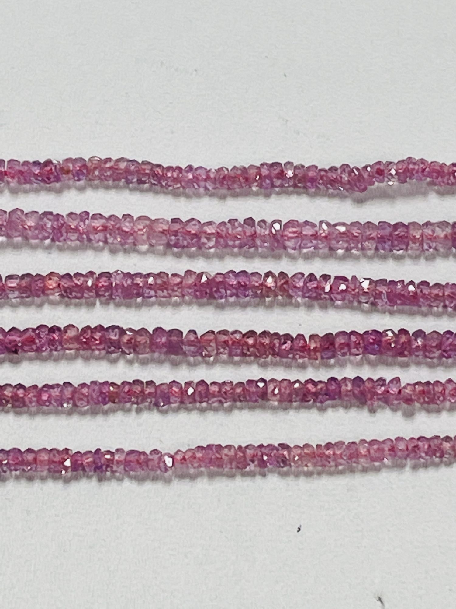 Pink Sapphire Rondelle Faceted