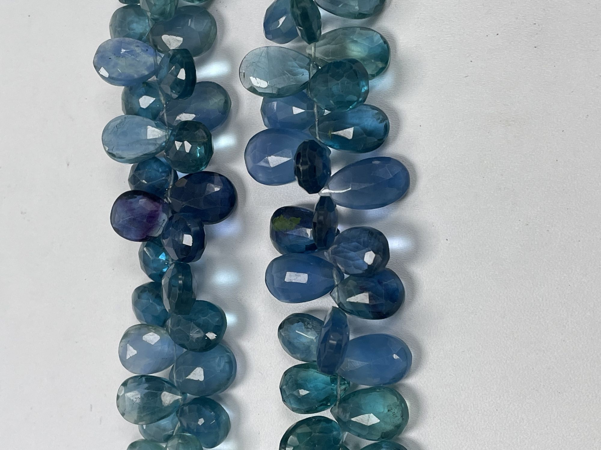 Fluorite Pears Faceted