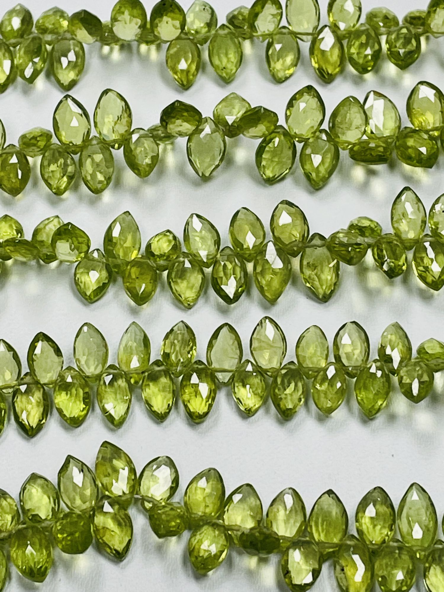 Peridot Marquise Faceted