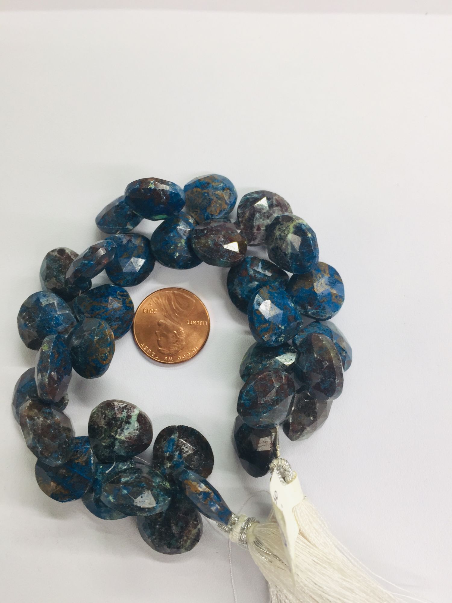 Chrysocolla Heart Faceted