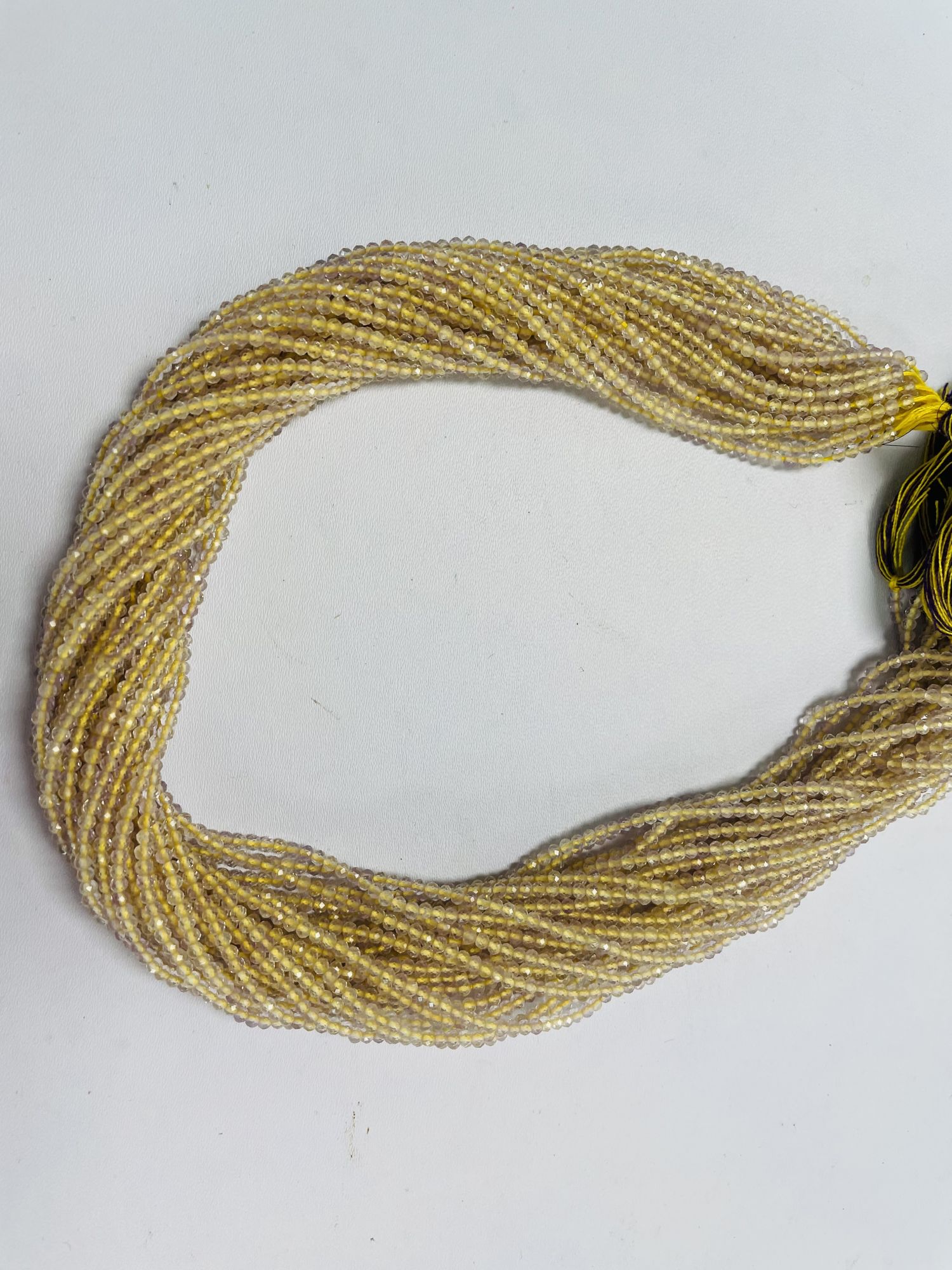 Ametrine Rondelle Facted