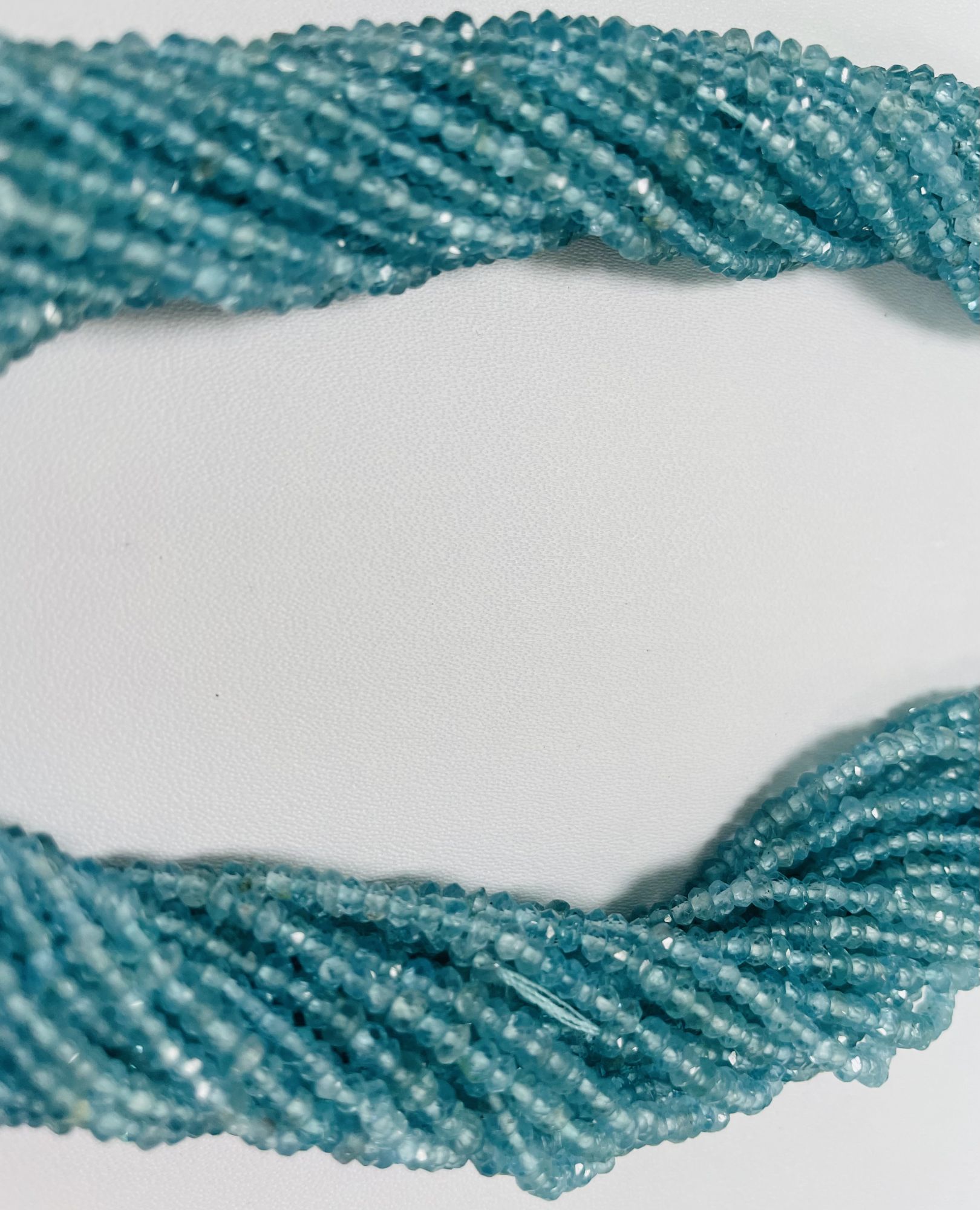 Apatite Rondelle Faceted