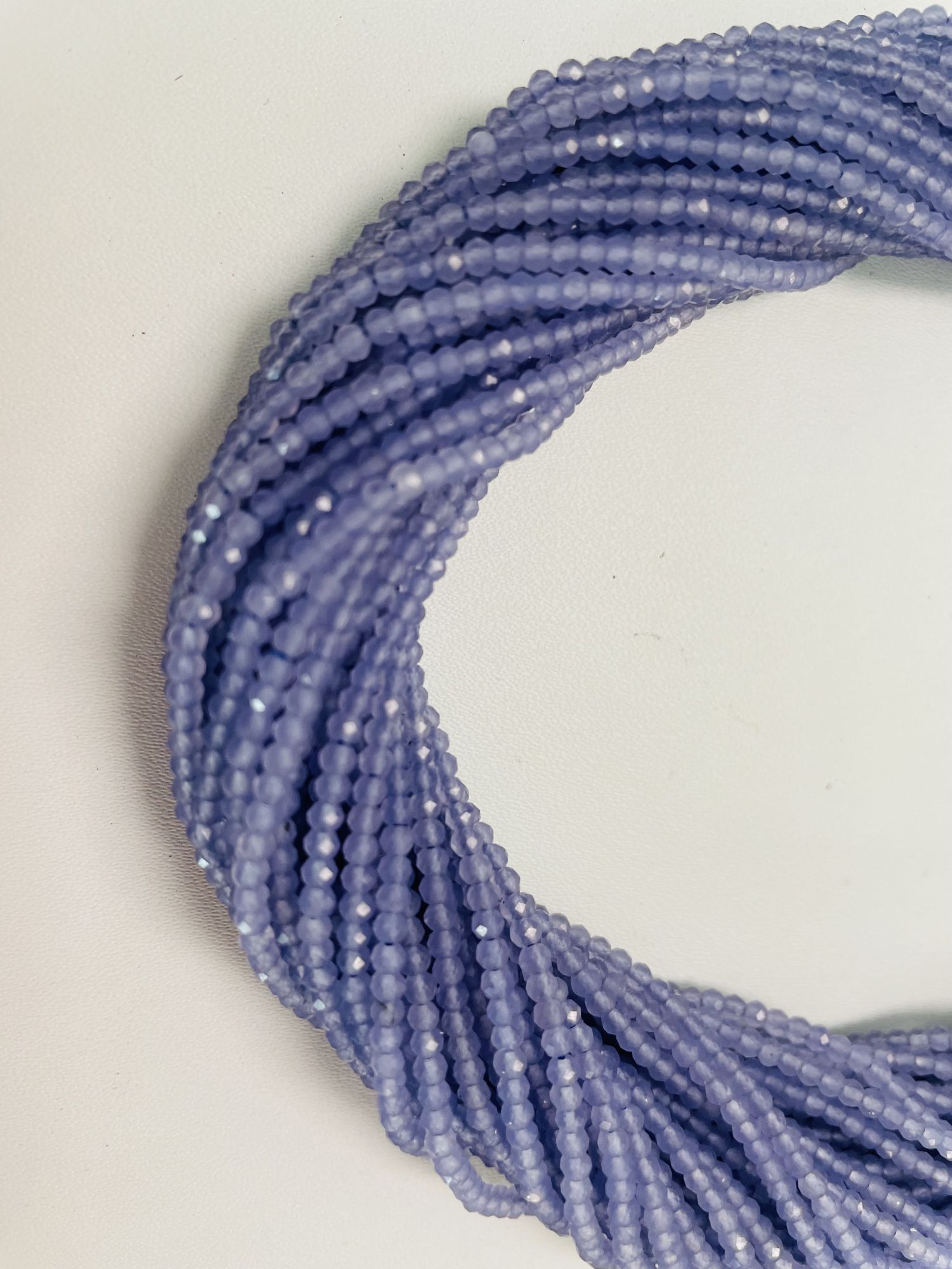 Purple Onyx Rondelle Faceted