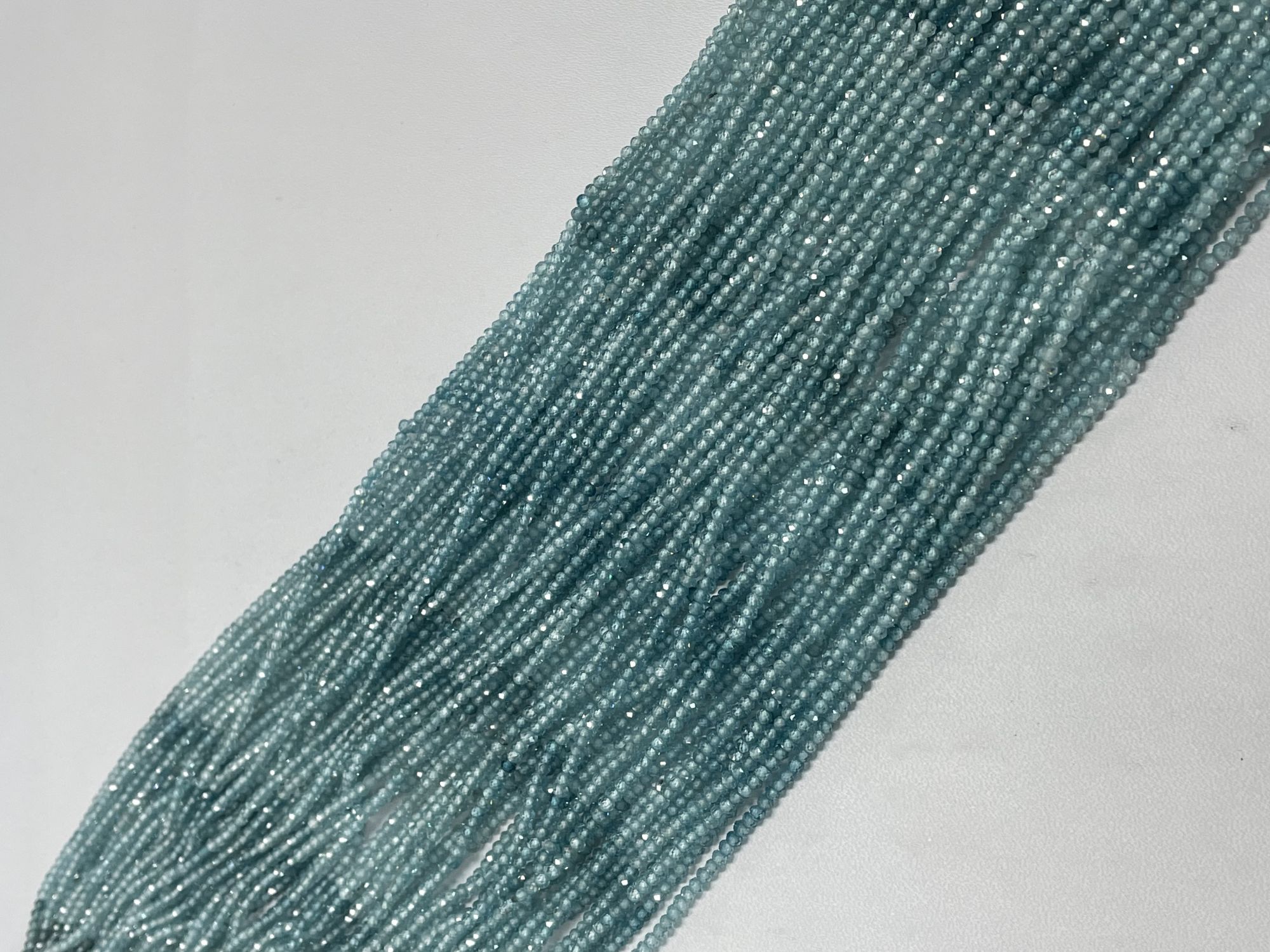 Shaded Zircon Rondelle Faceted