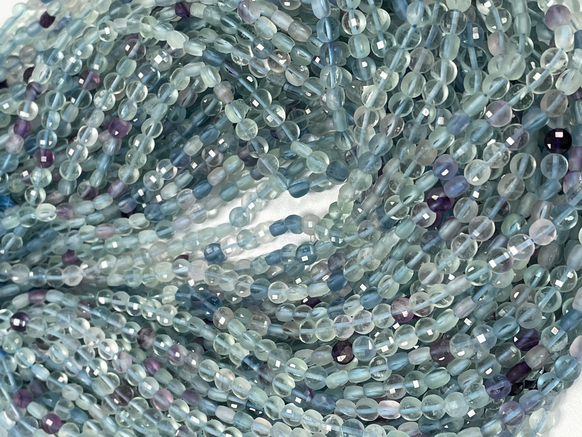 Fluorite Coin Faceted