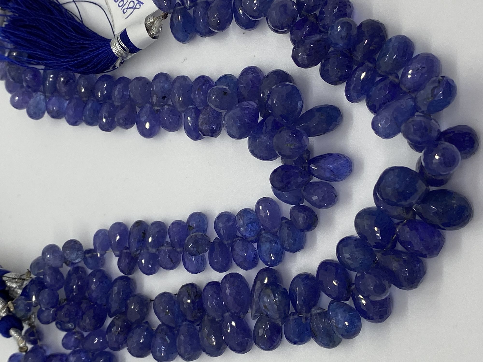 Tanzanite Drops Faceted