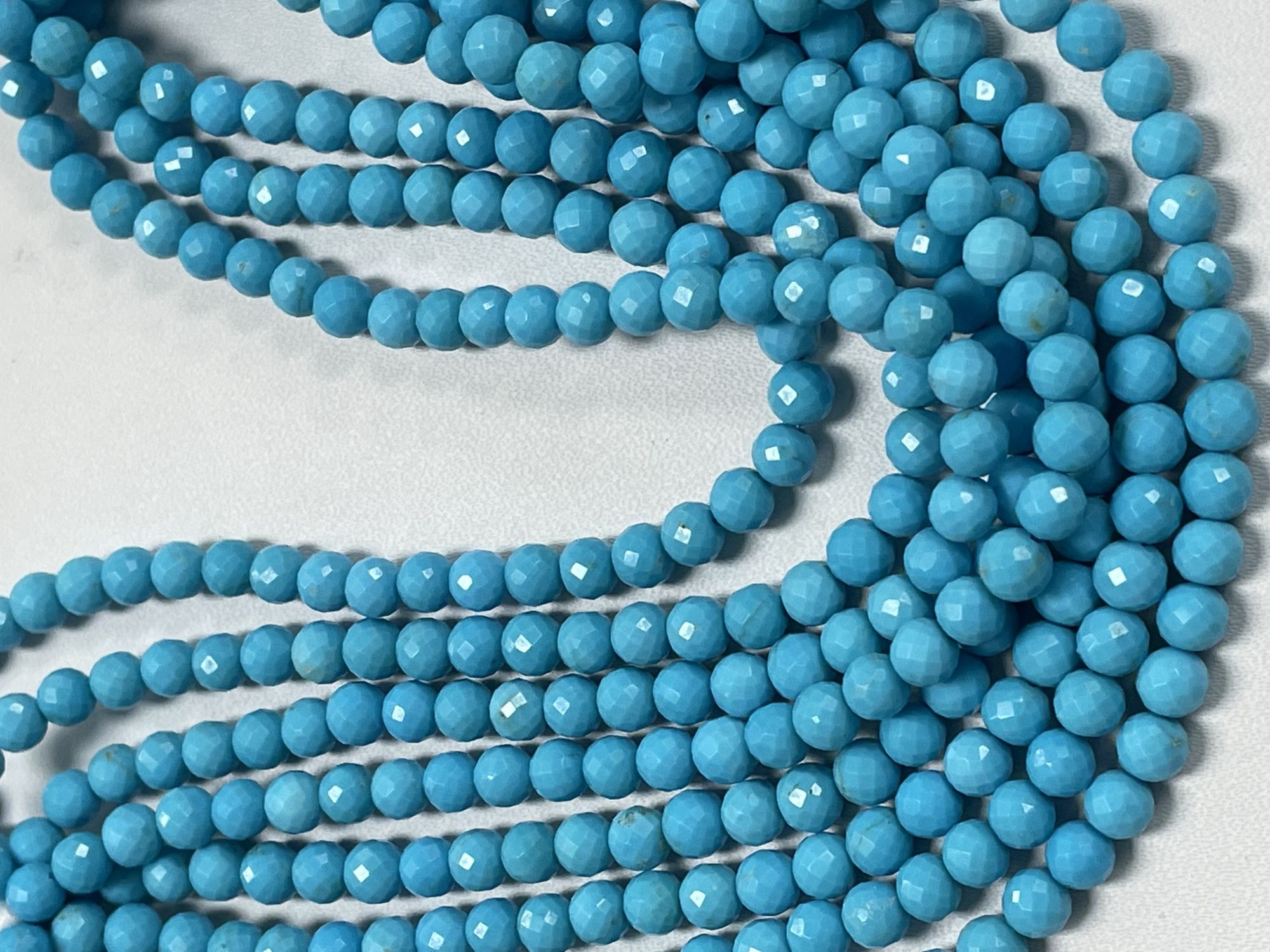 Turquoise Round Faceted