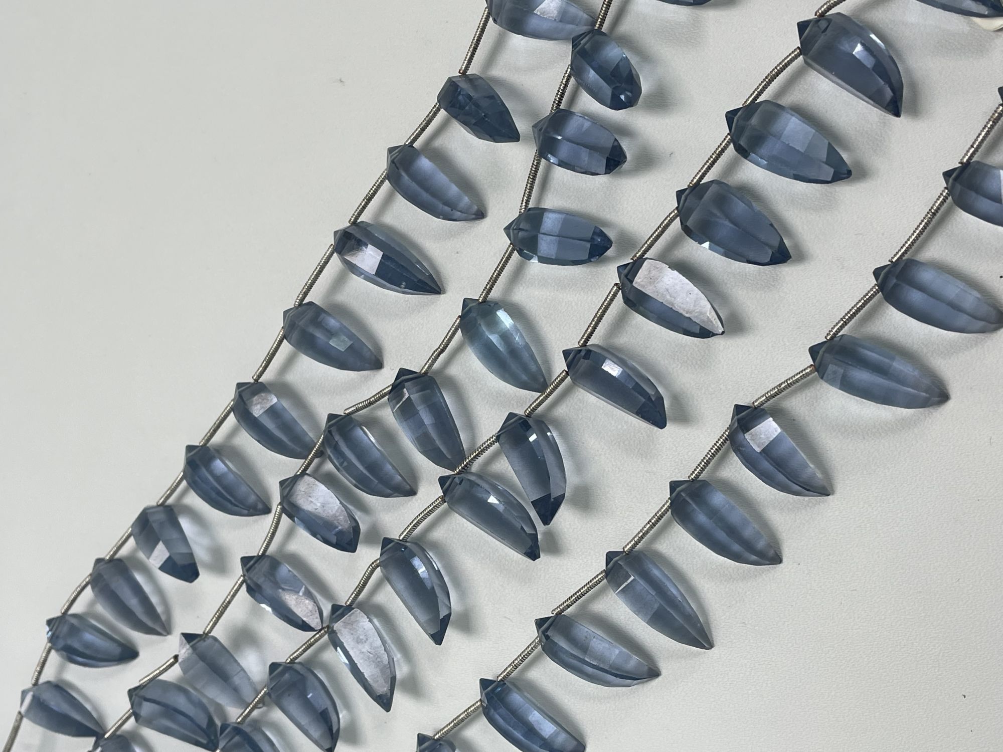 Iolite Hydro Quartz Okra Faceted