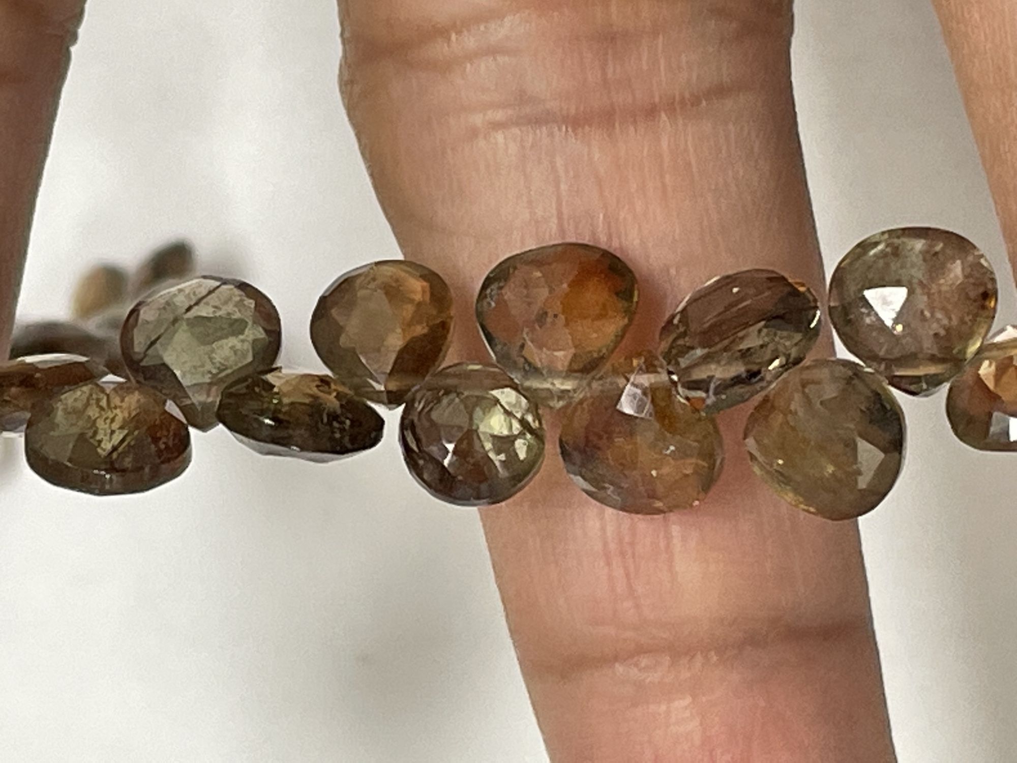 Andalusite Heart Faceted