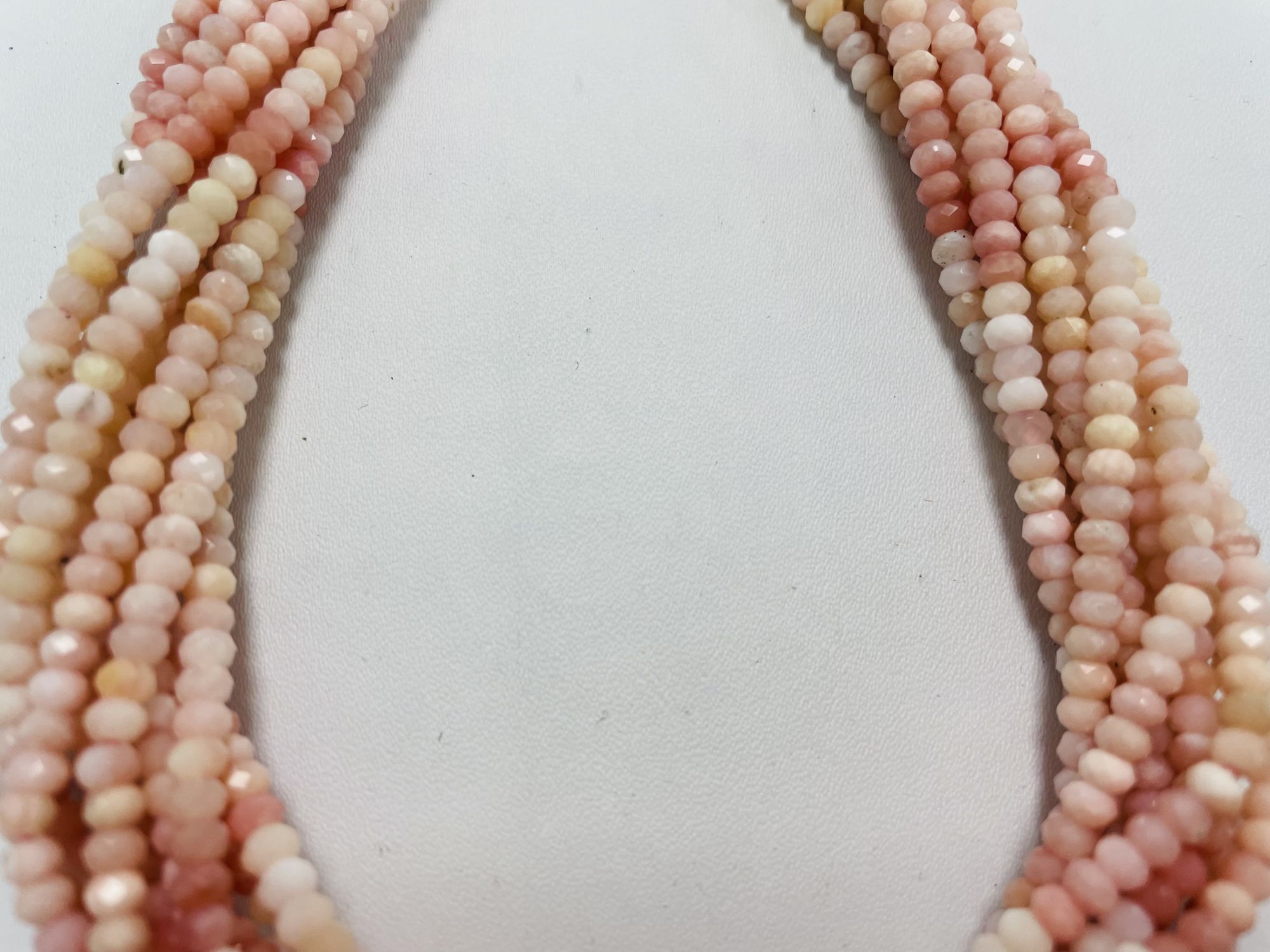 Shaded Opal Rondelle Faceted