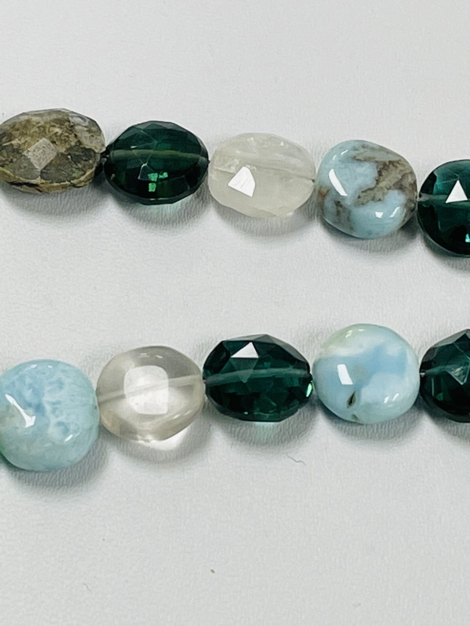 Multistone Coin Faceted