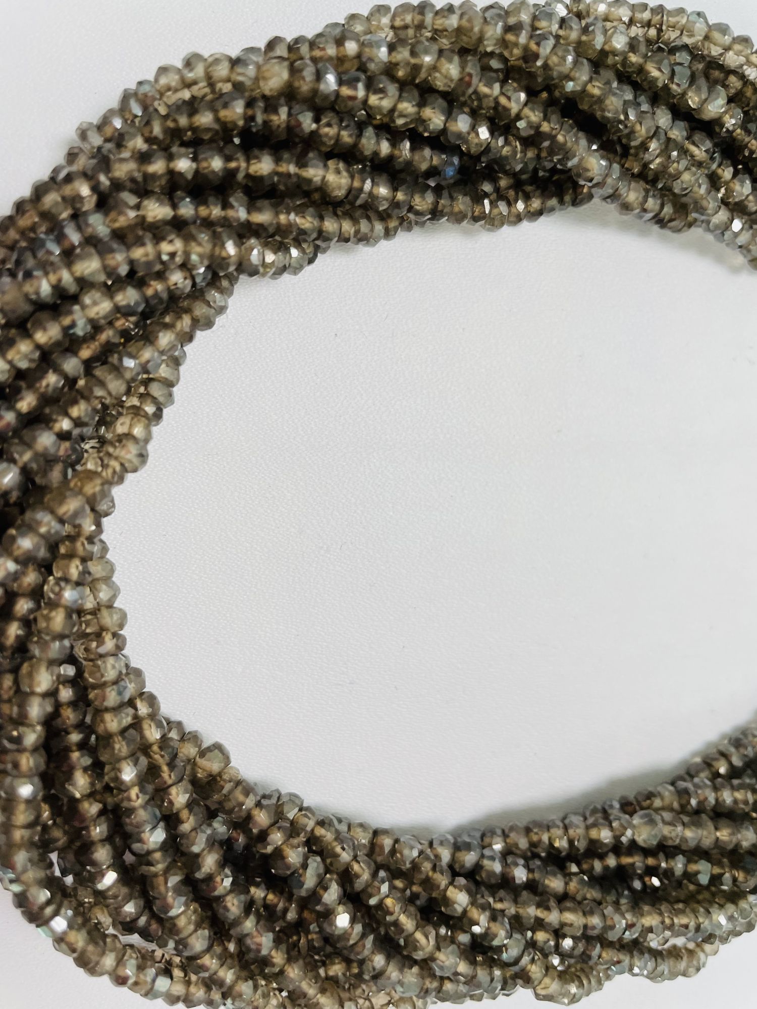 Mystic Quartz Rondelle Faceted