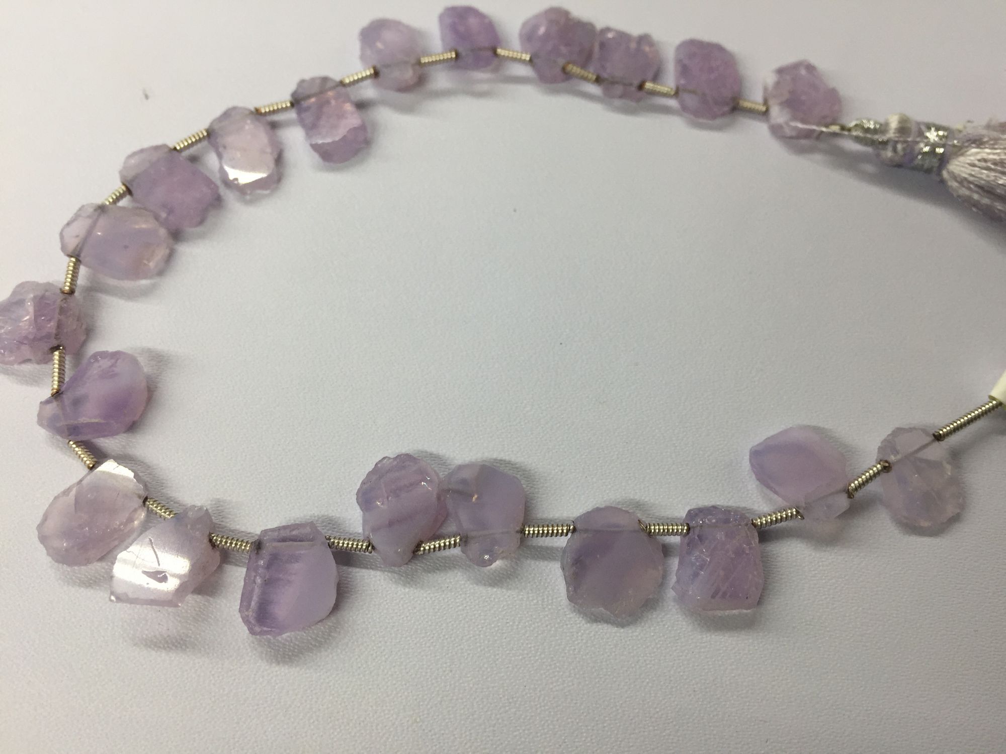 Scorolite Lavender Quartz Slices