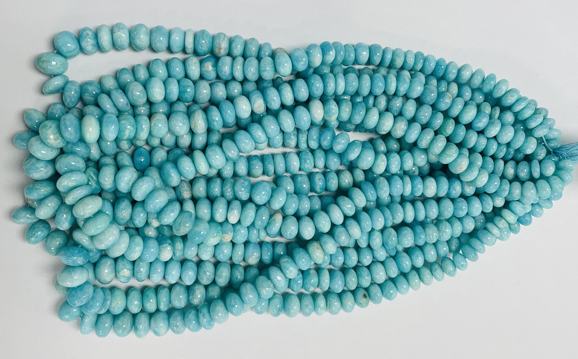 Amazonite Rondelle Smooth