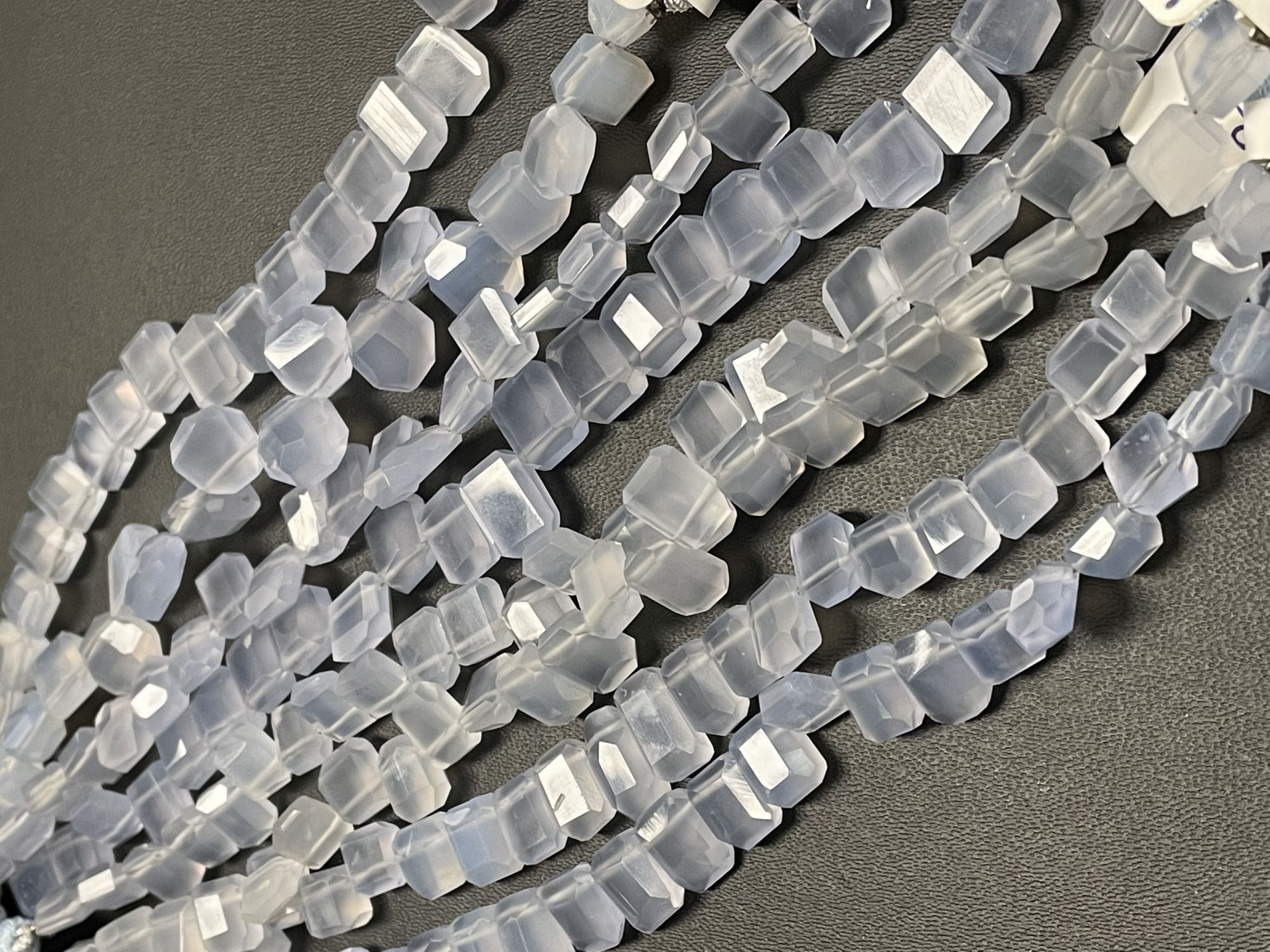 Blue Chalcedony Funky Cut Faceted