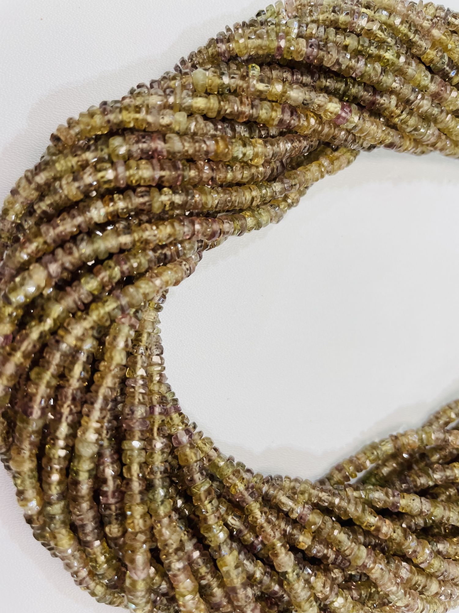 Color Change Garnet Rondelle Faceted