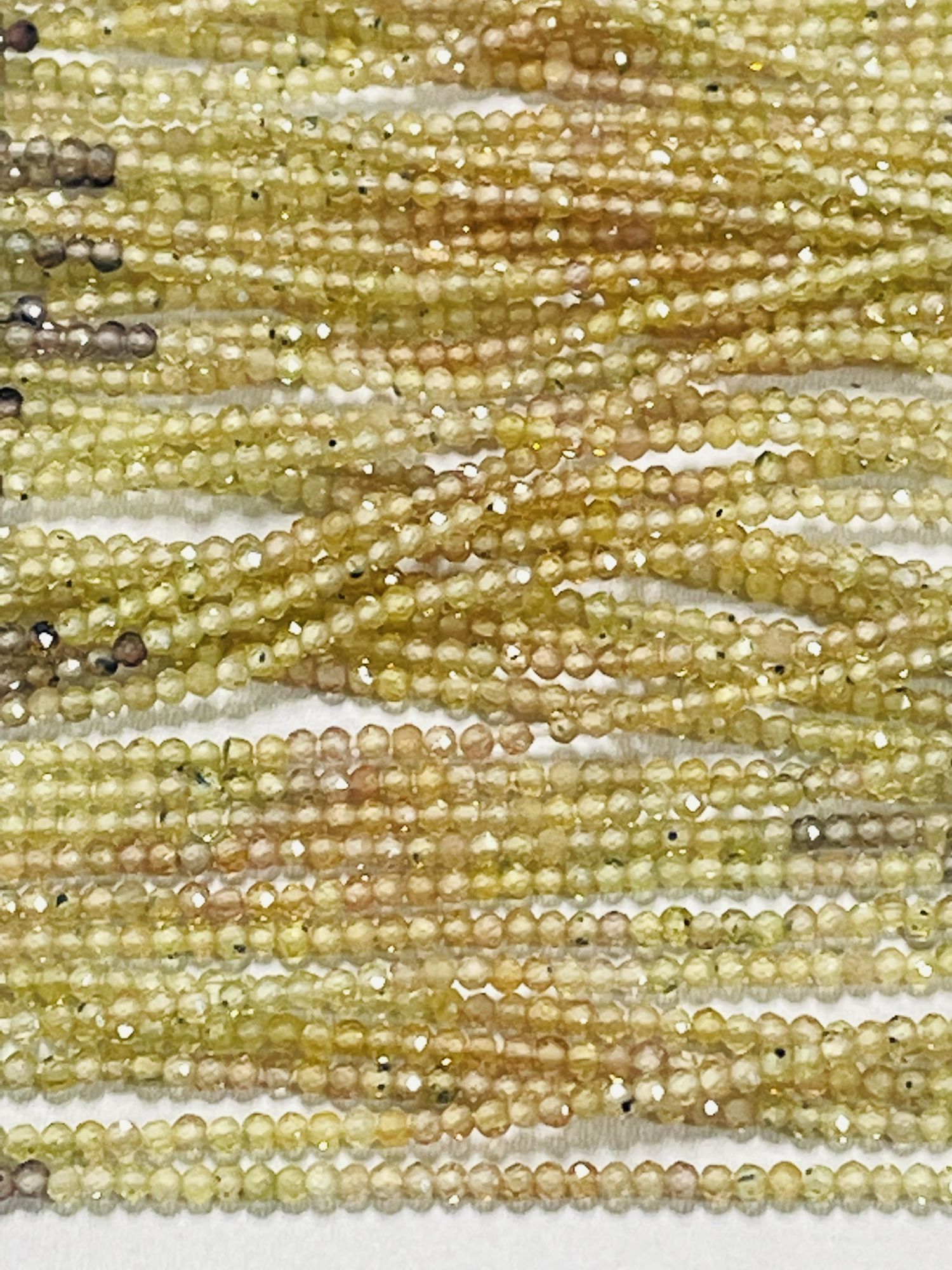 Multi Color Sapphire Rondelle Faceted