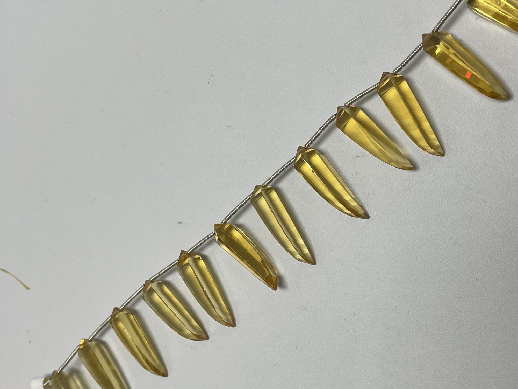 Yellow Hydro Quartz Okra Faceted