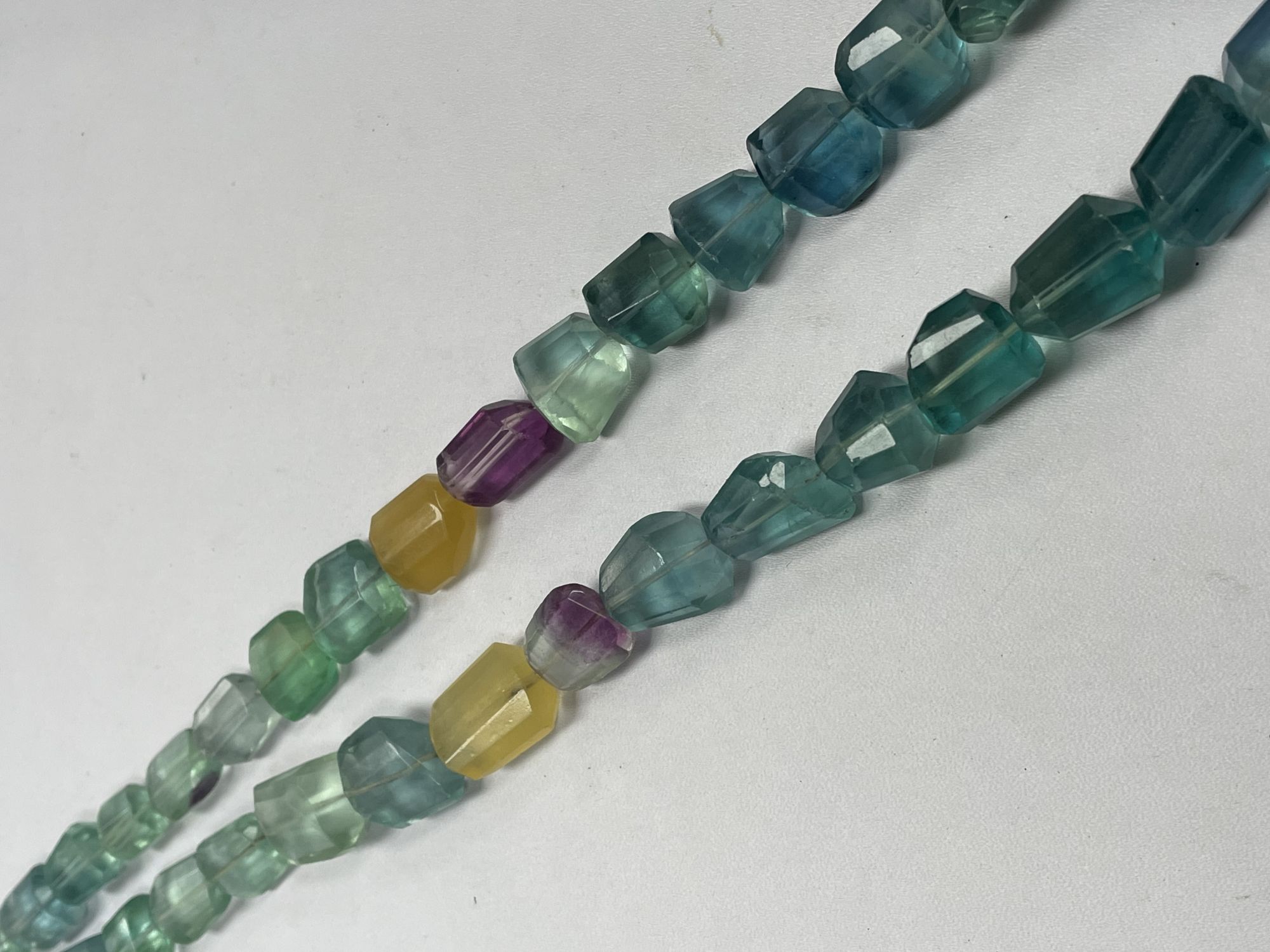 Fluorite Nugget Faceted