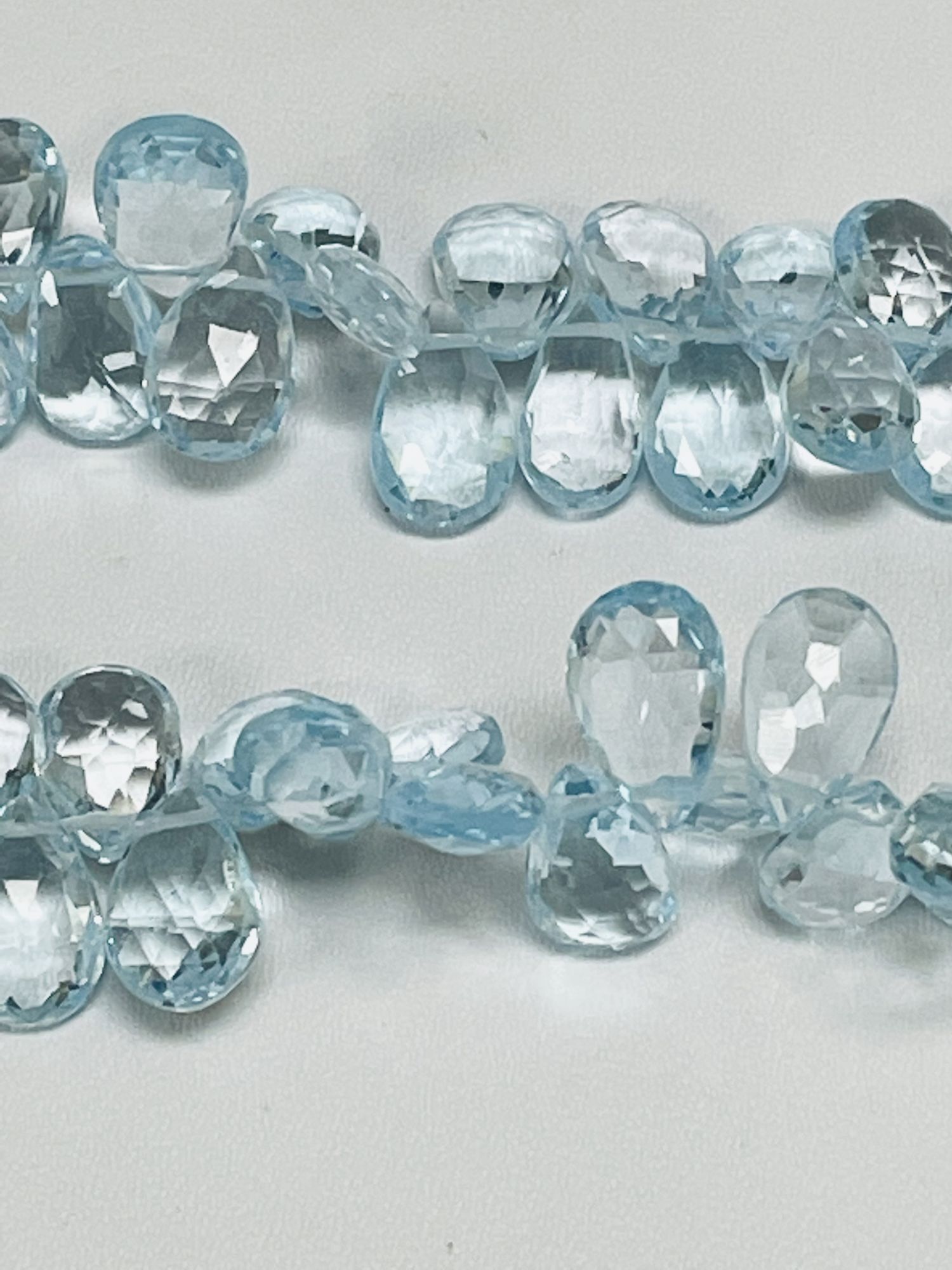 Sky Blue Topaz Pear Faceted