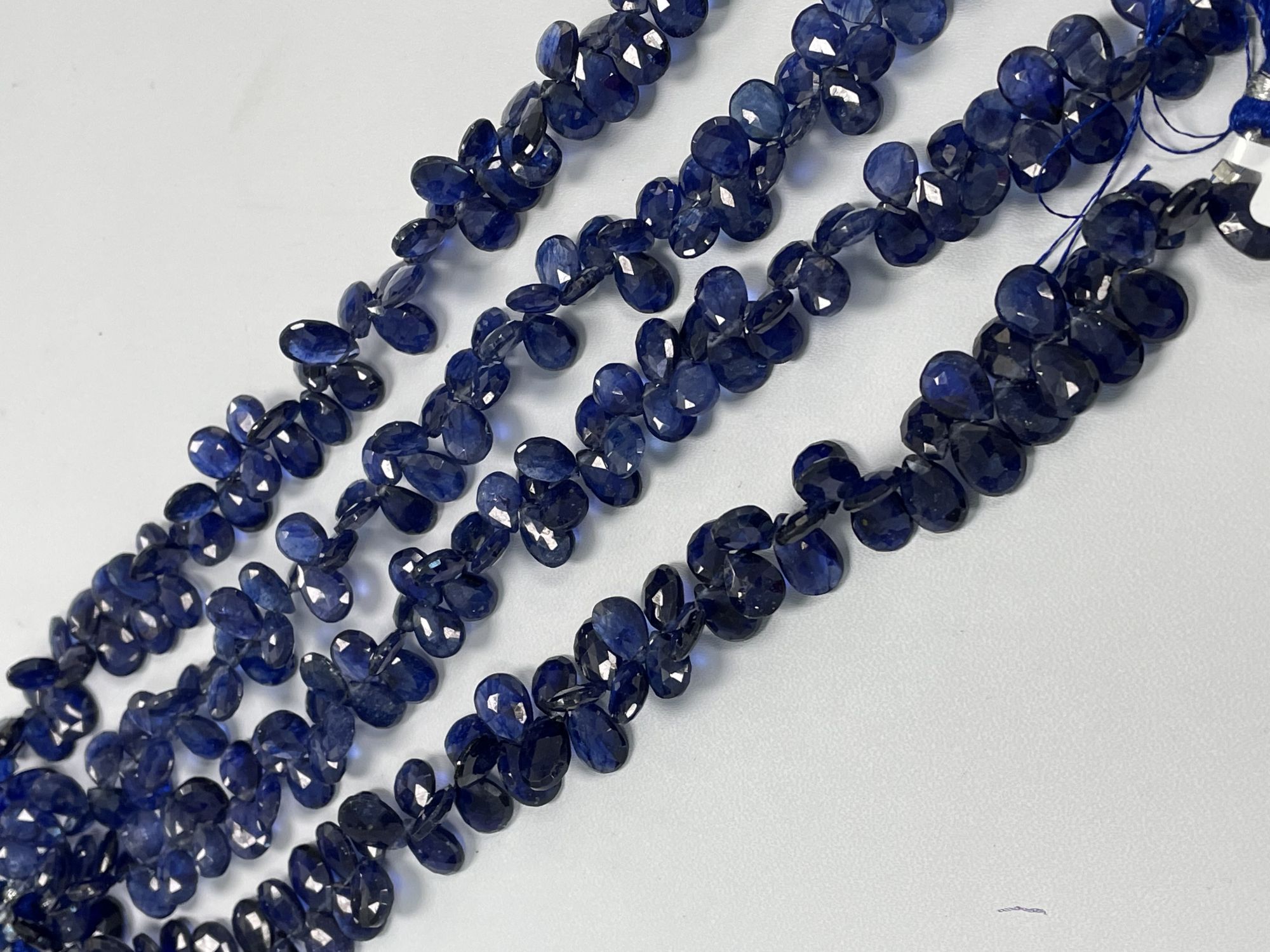 Blue Sapphire Pear Faceted