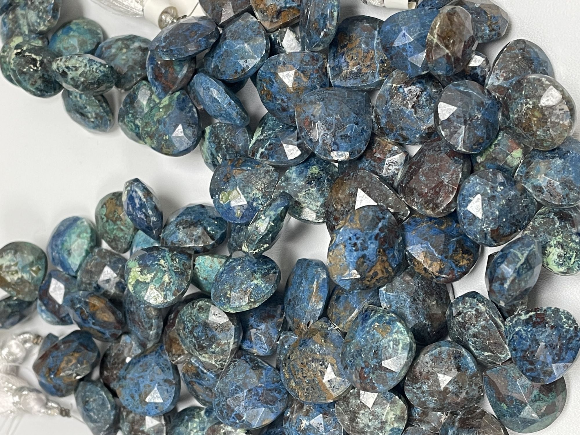 Chrysocolla Heart Faceted