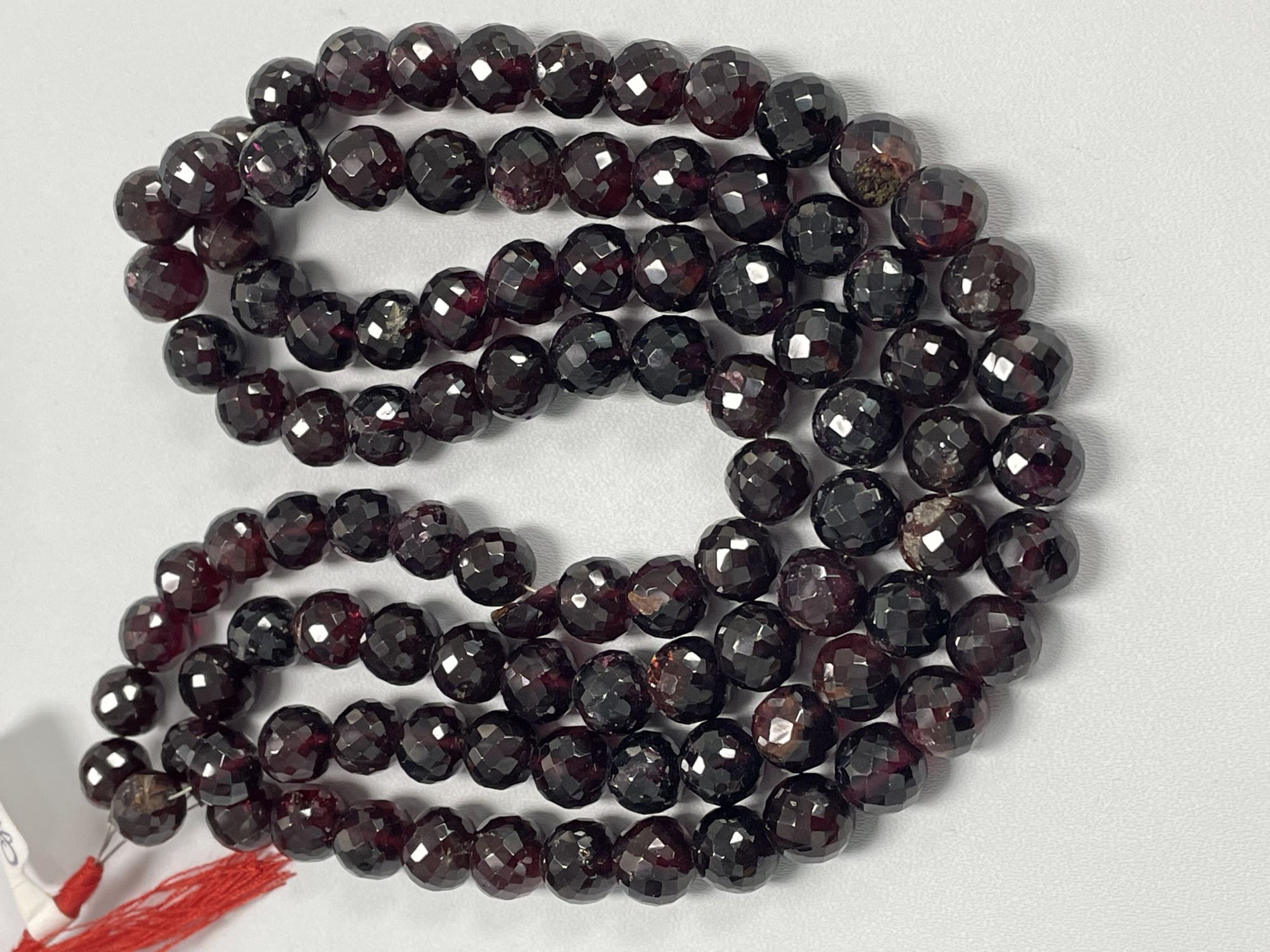 Red Garnet Round Faceted
