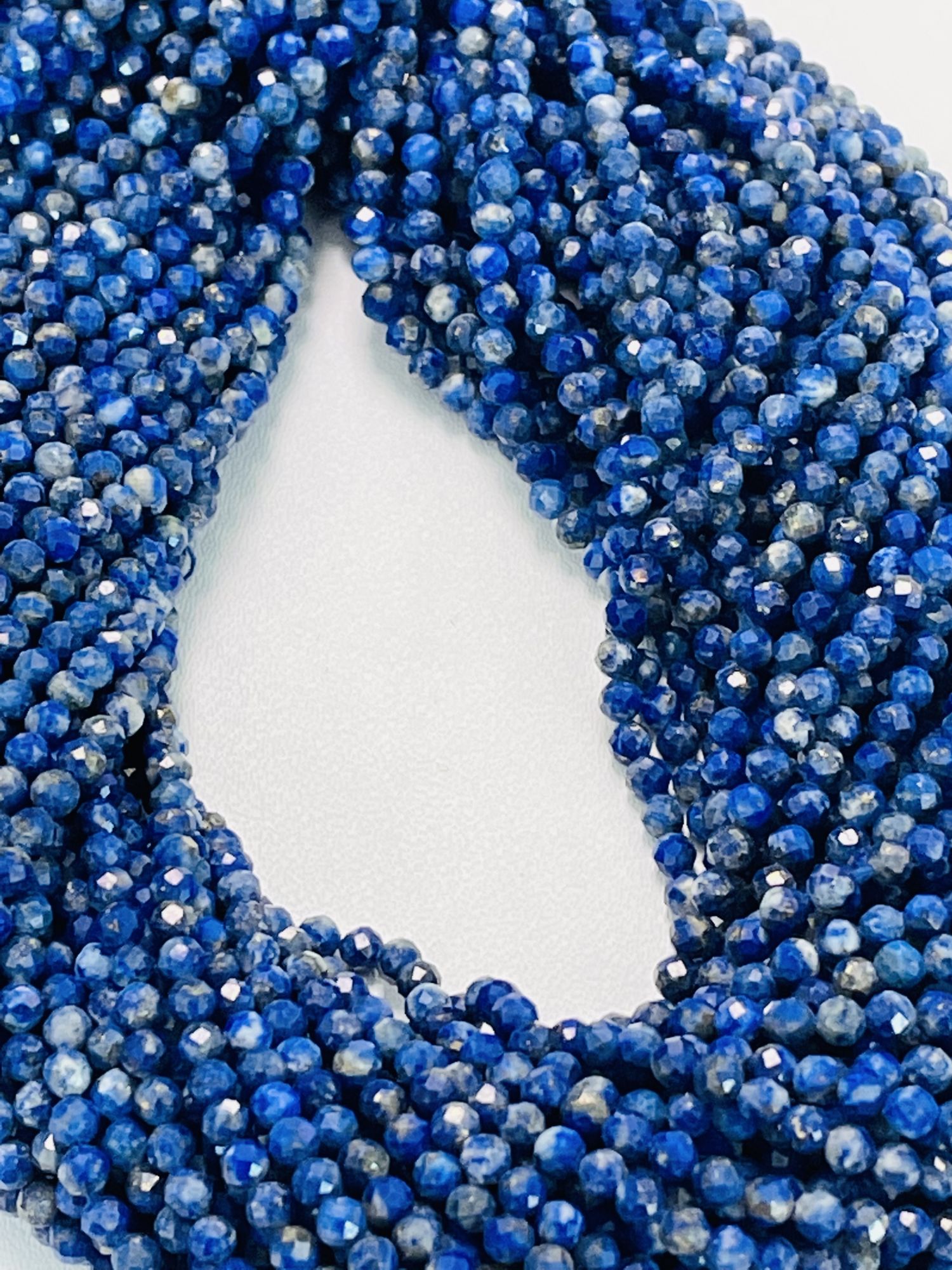 Lapis Lazuli Rondelle Faceted