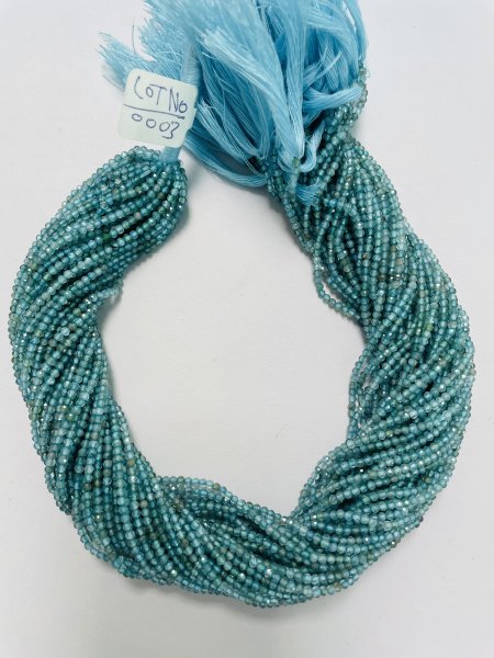 Apatite Rondelle Faceted
