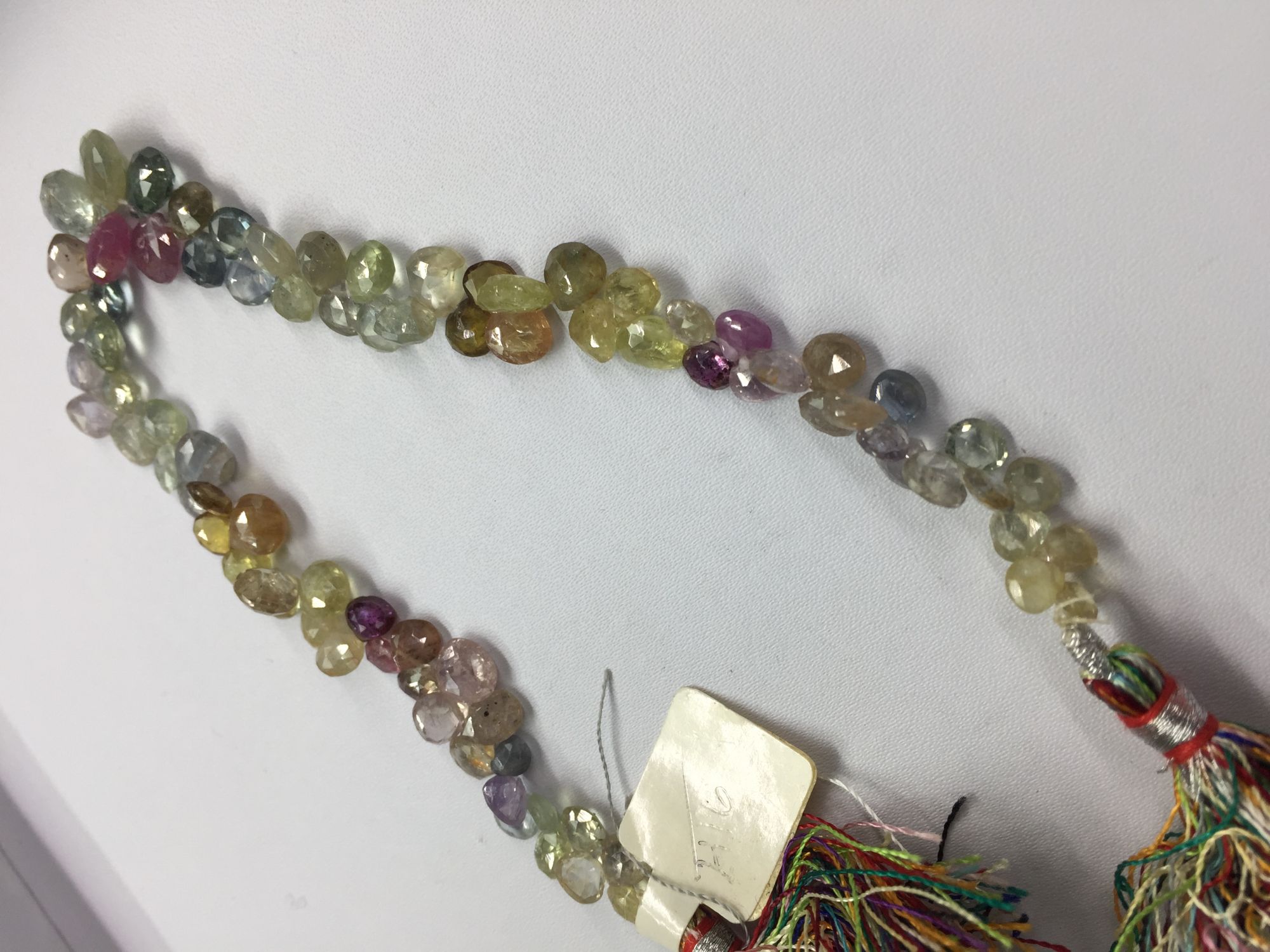 Multi Color Sapphire Hearts graduated
