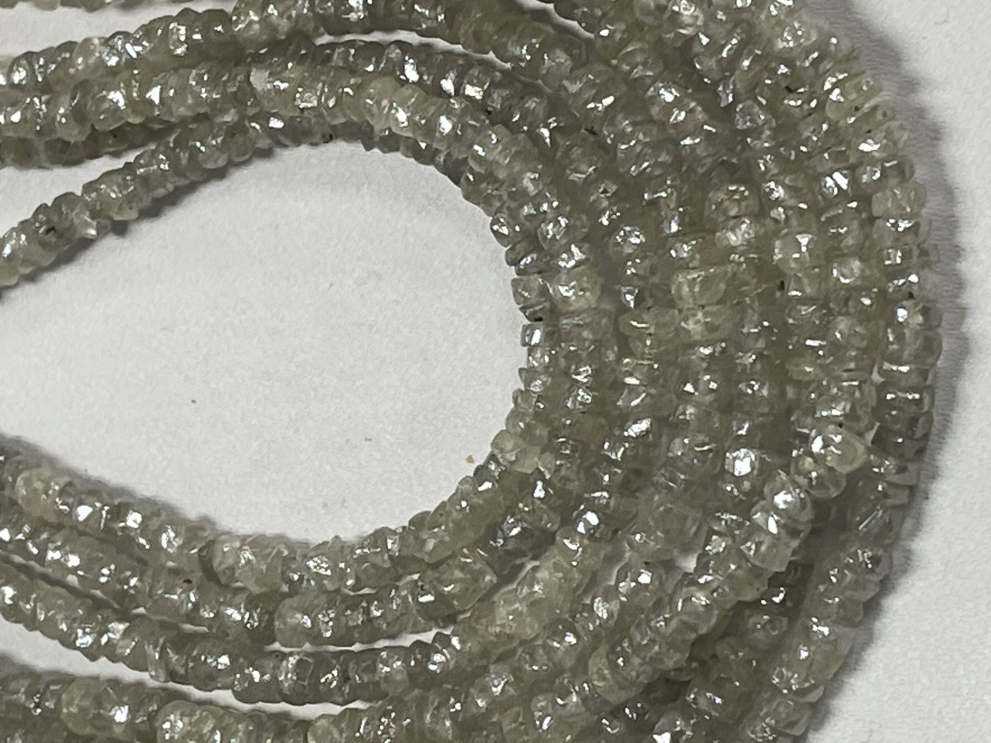 Zircon Rondelle Organic Cut Faceted