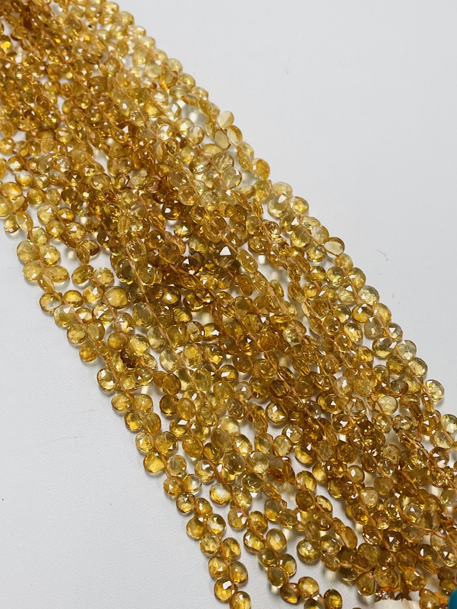 Citrine Heart Faceted