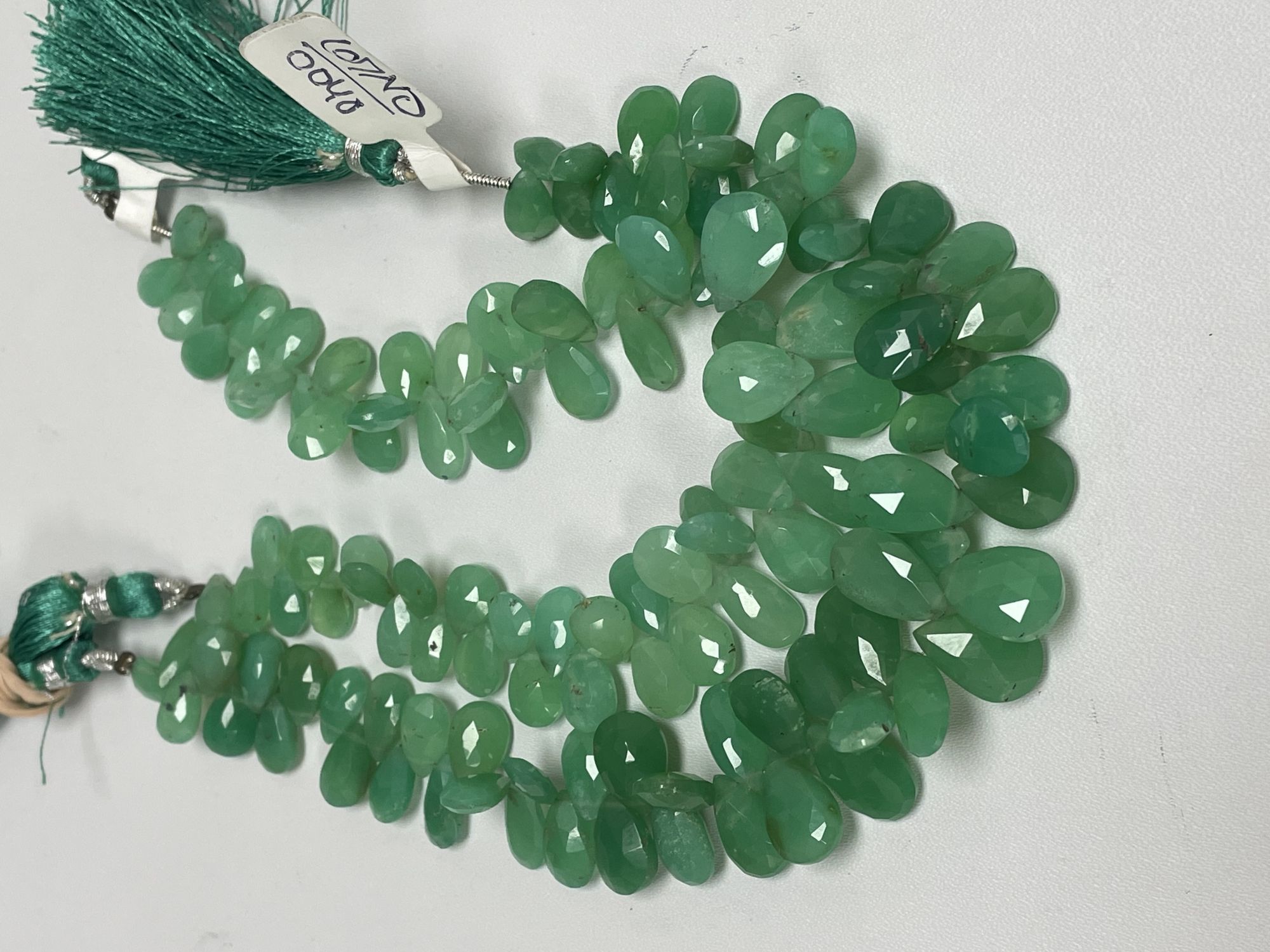 Chrysoprase Pear Faceted