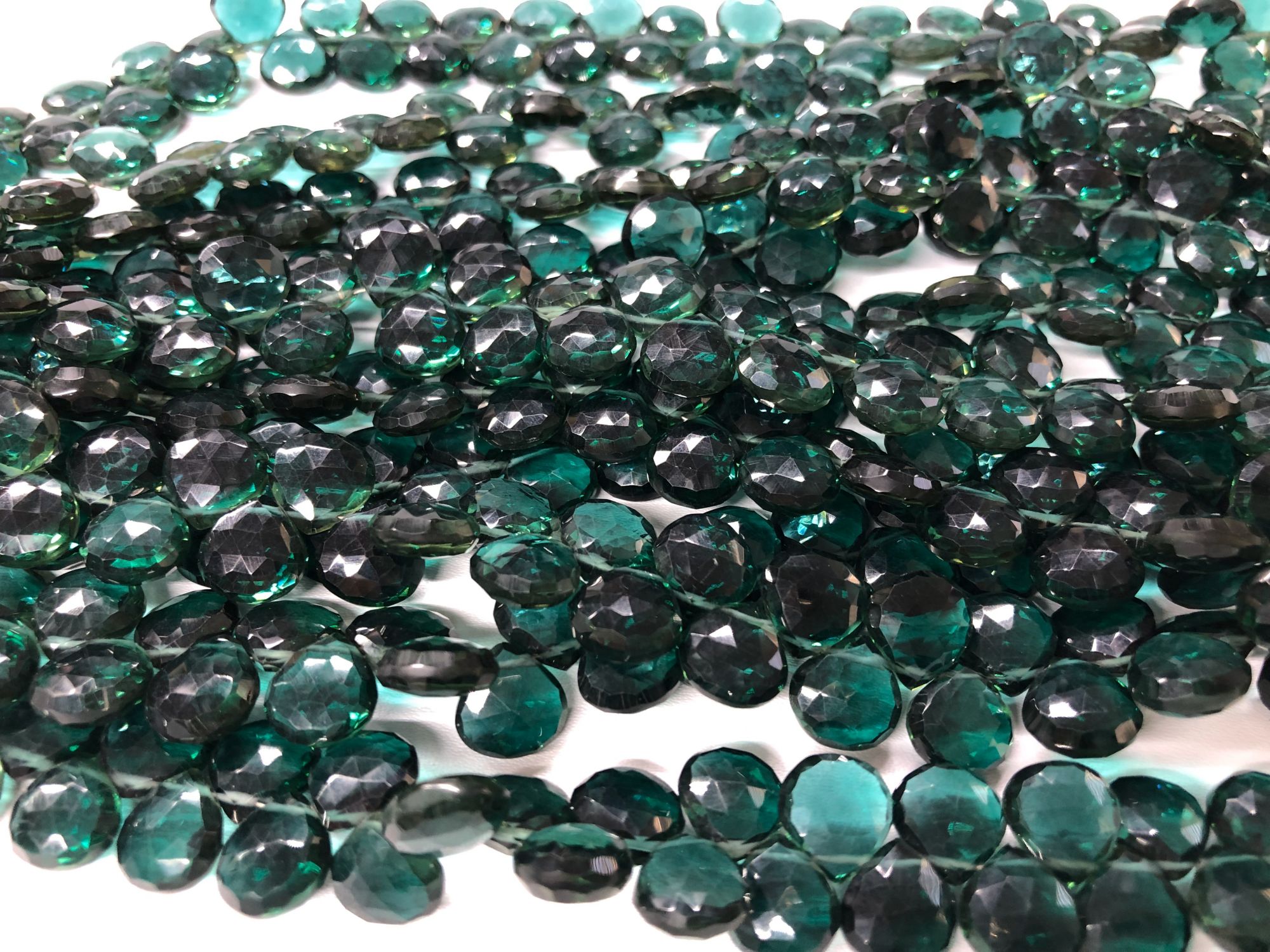 Forest Green Hydro Quartz HEART