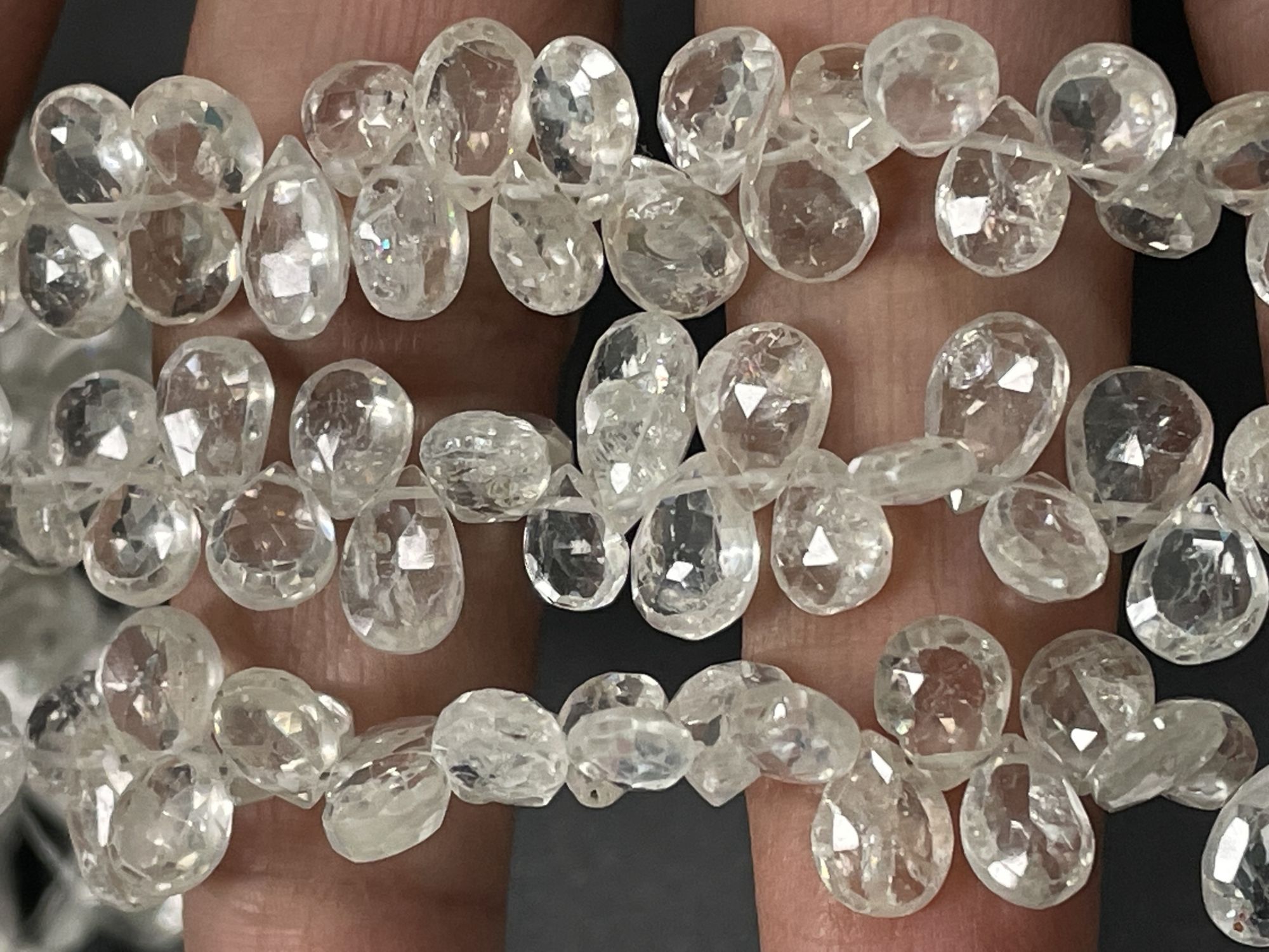Zircon Pear Faceted