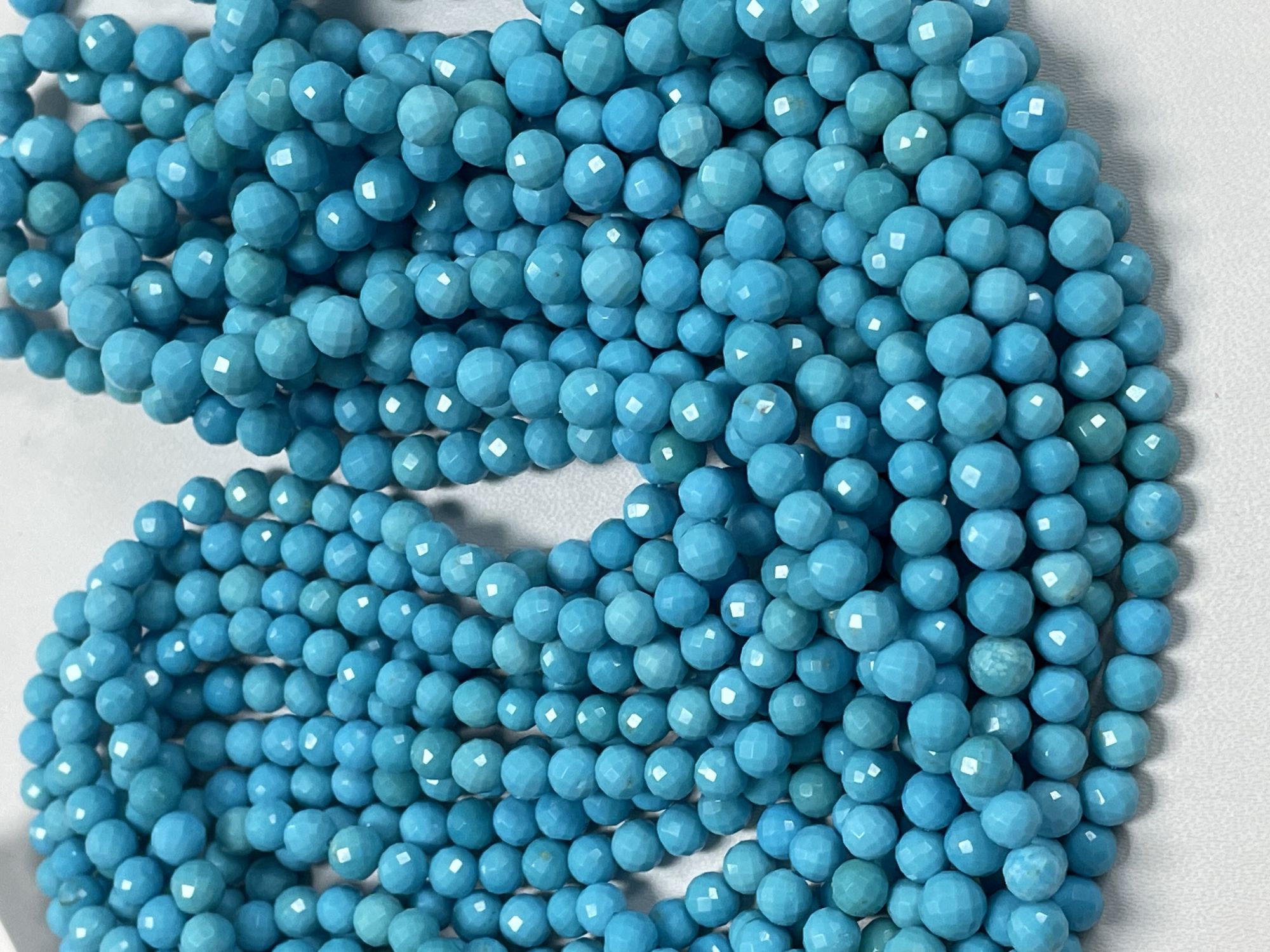 Turquoise Round Faceted