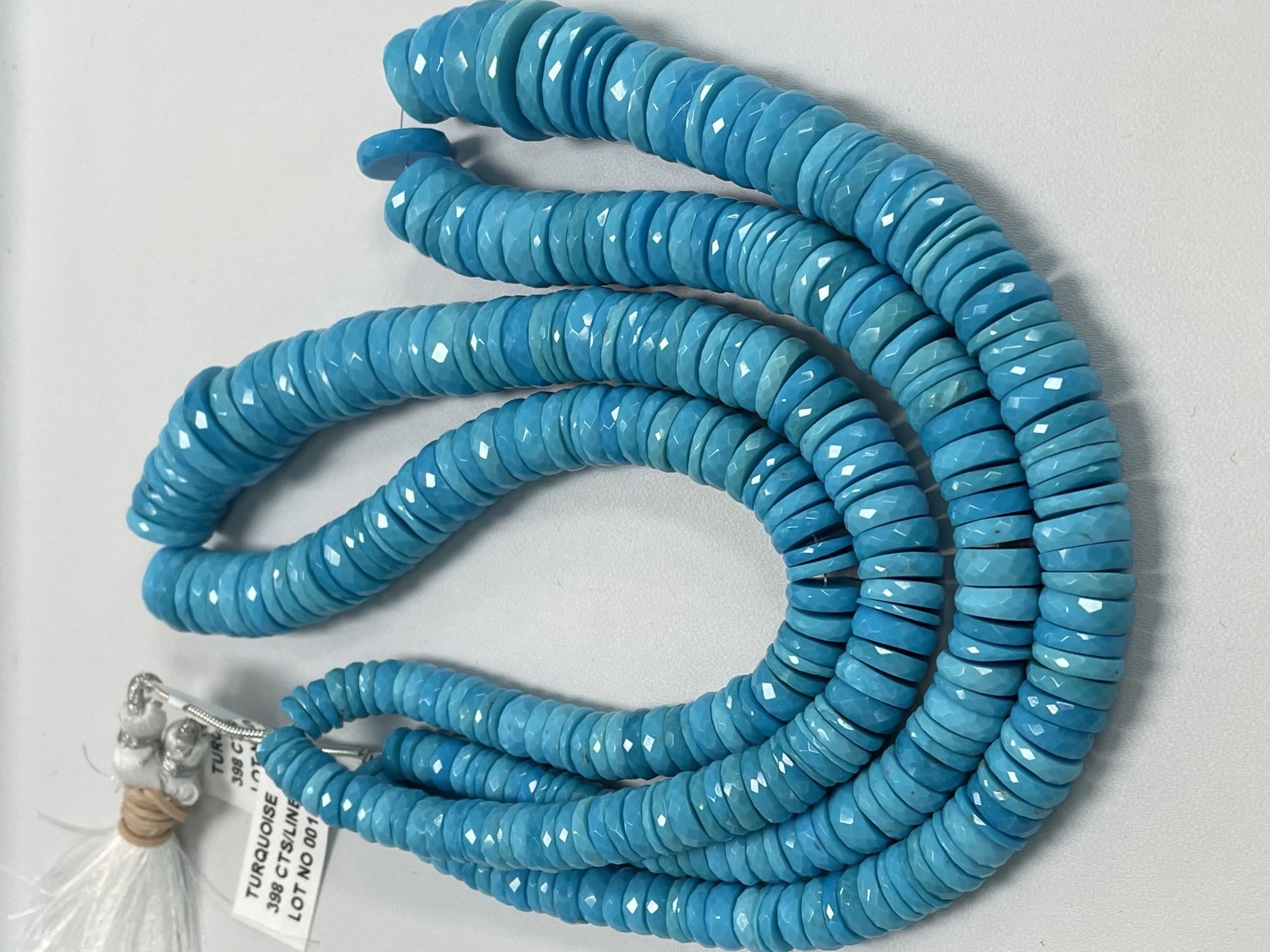 Turquoise Tire Faceted