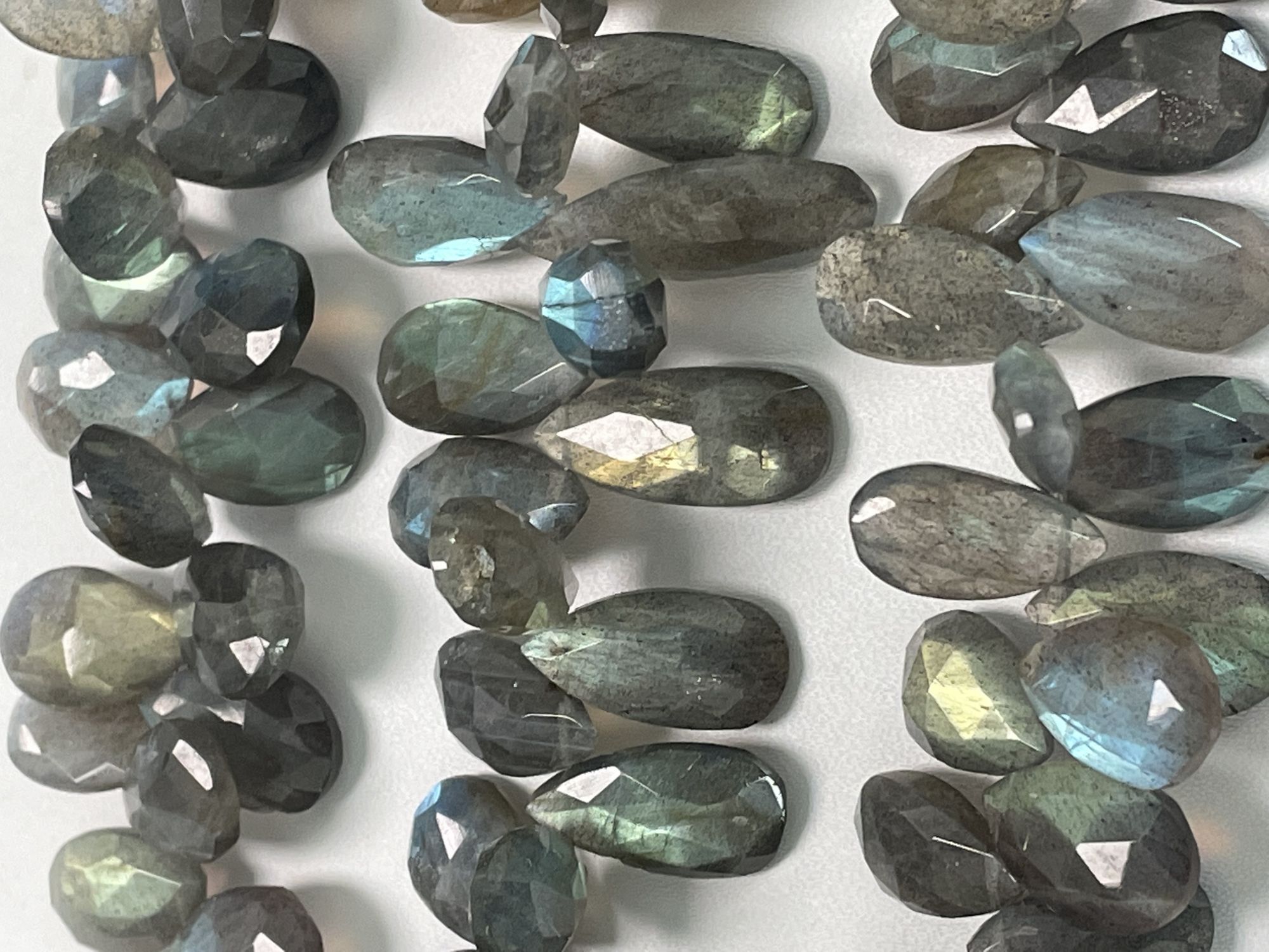 Labradorite Pear Faceted