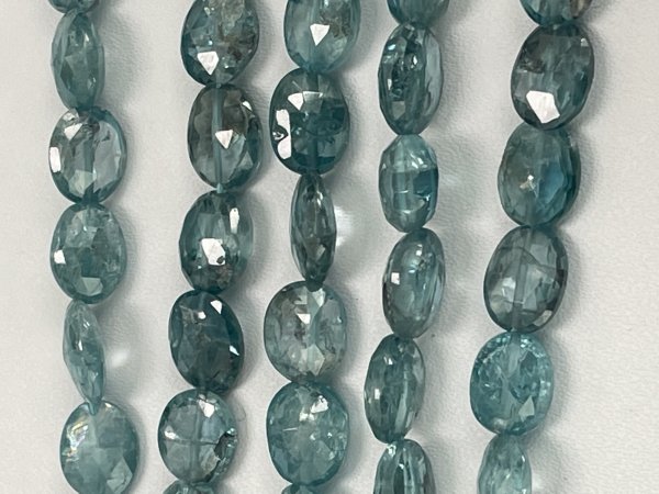 Blue Zircon Oval Faceted