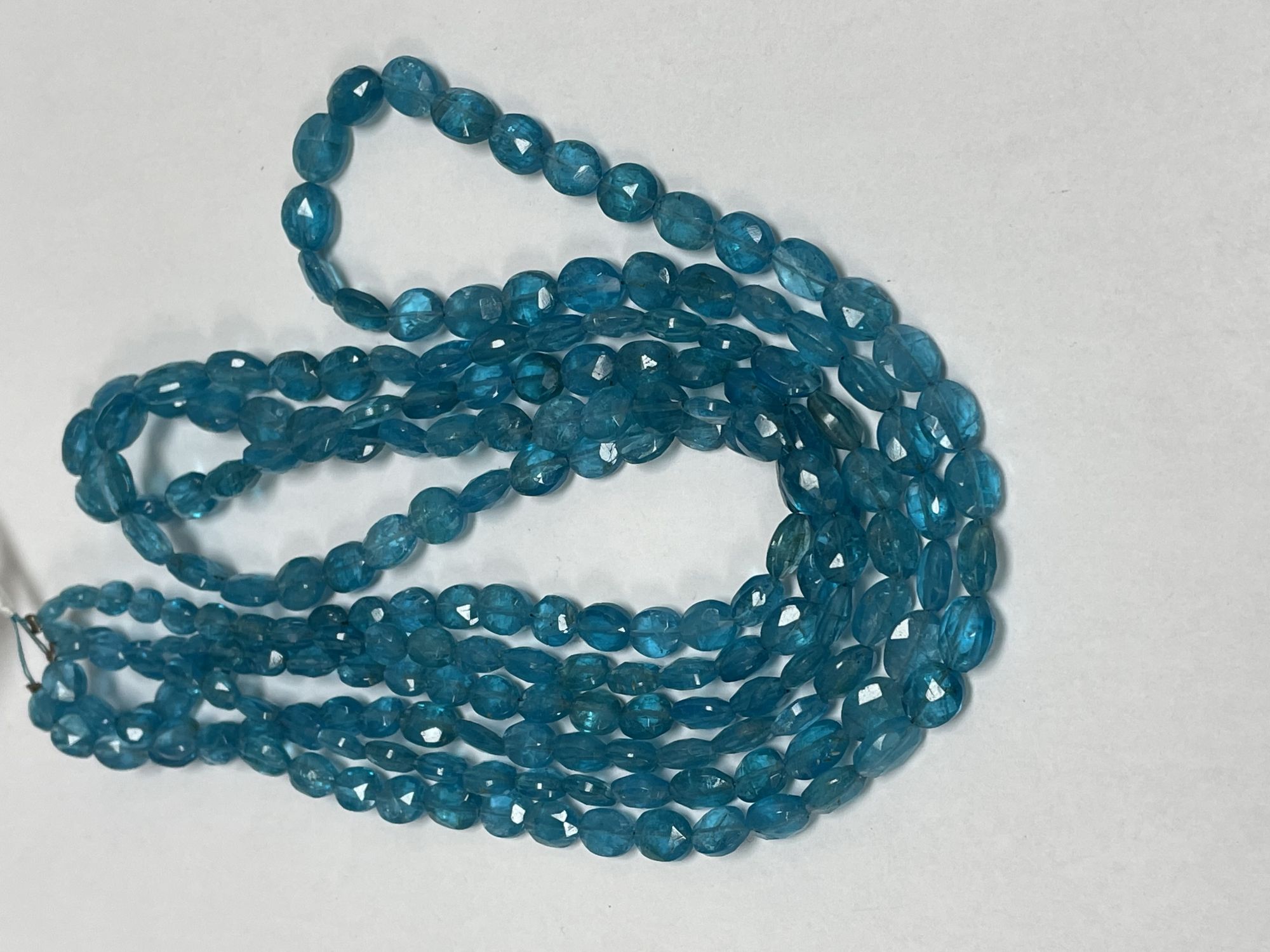 Blue Apatite Oval Faceted