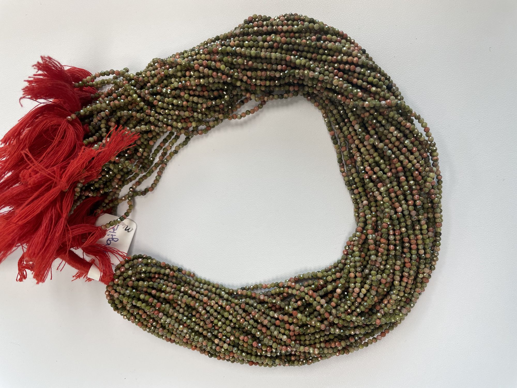 Multi Stone Rondelle Faceted