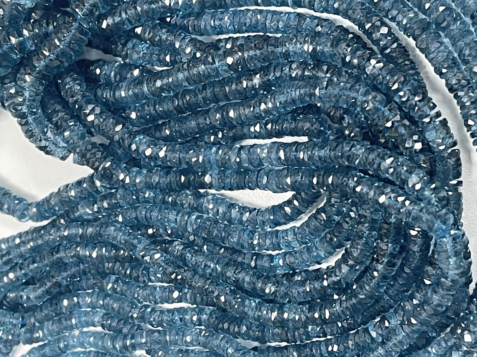 London Blue Topaz Tire Faceted