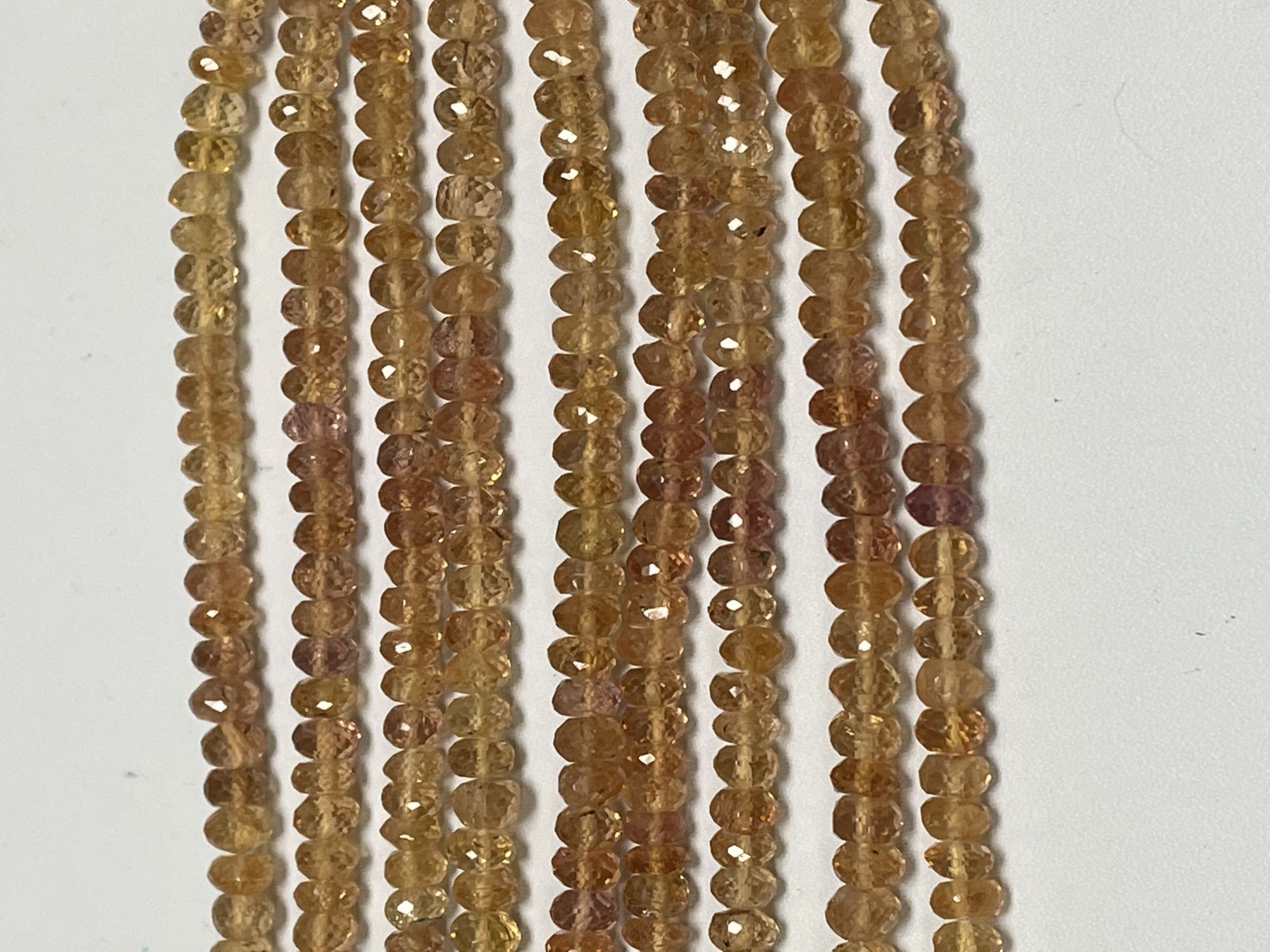 Imperial Topaz Rondelle Faceted