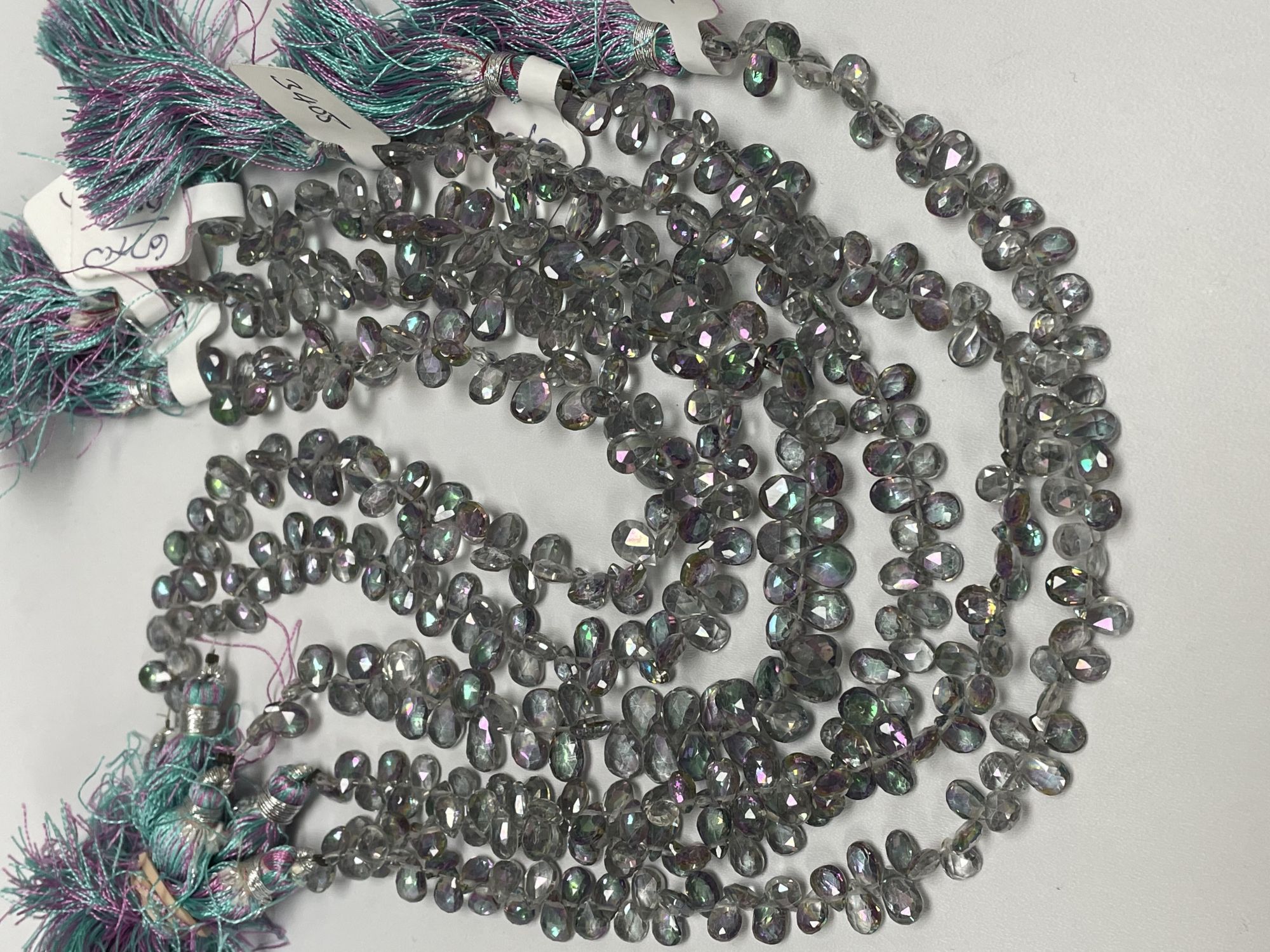 Mystic Topaz Pear Faceted