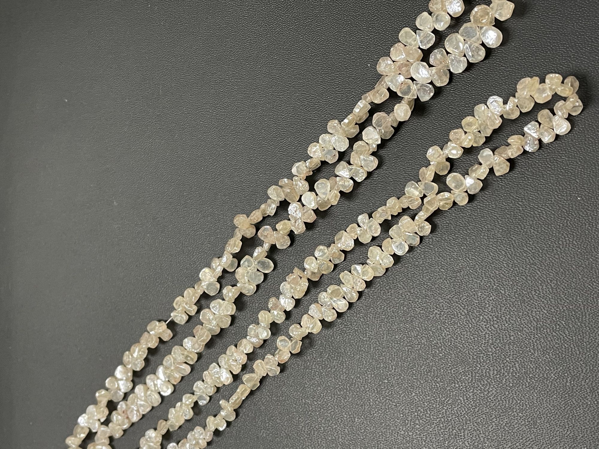 Zircon Pear Organic Cut Faceted